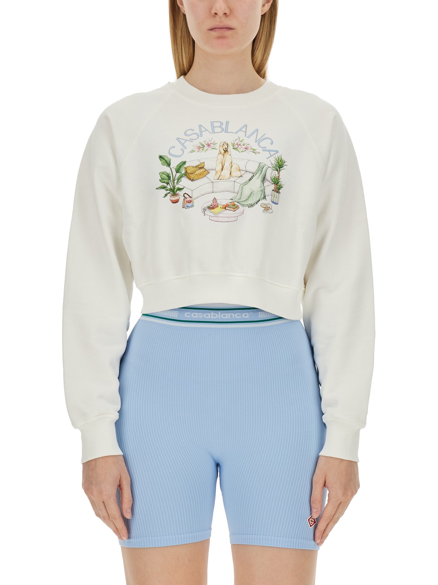 Casablanca casablanca sweatshirt with logo