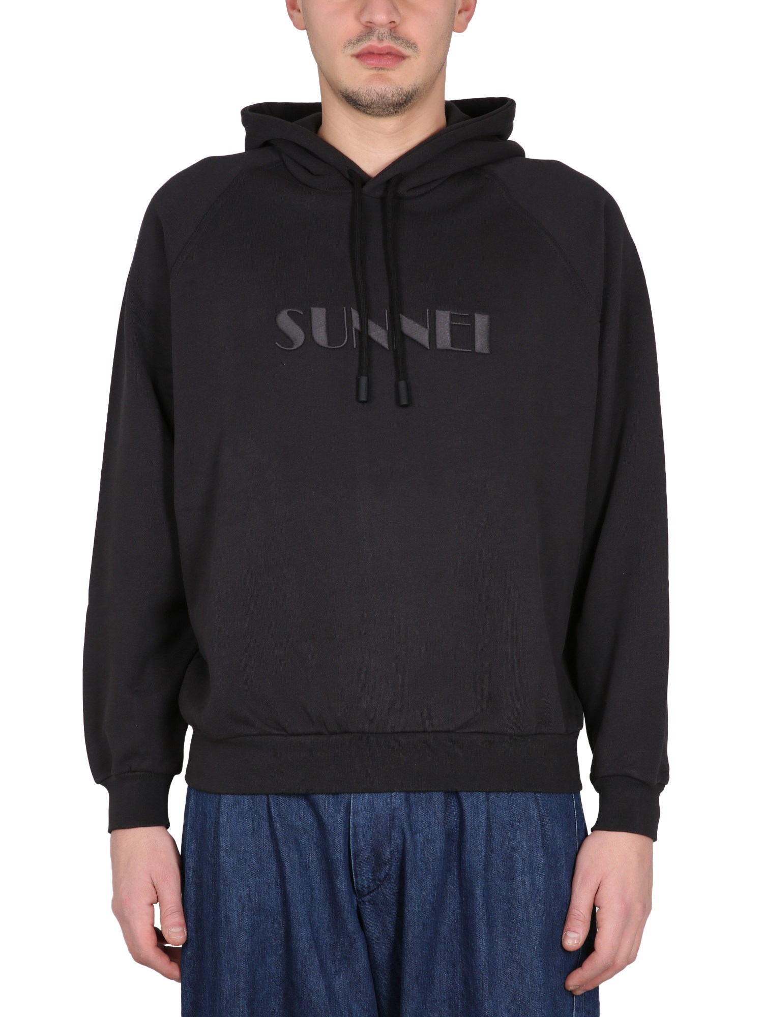 Sunnei sunnei sweatshirt with logo embroidery