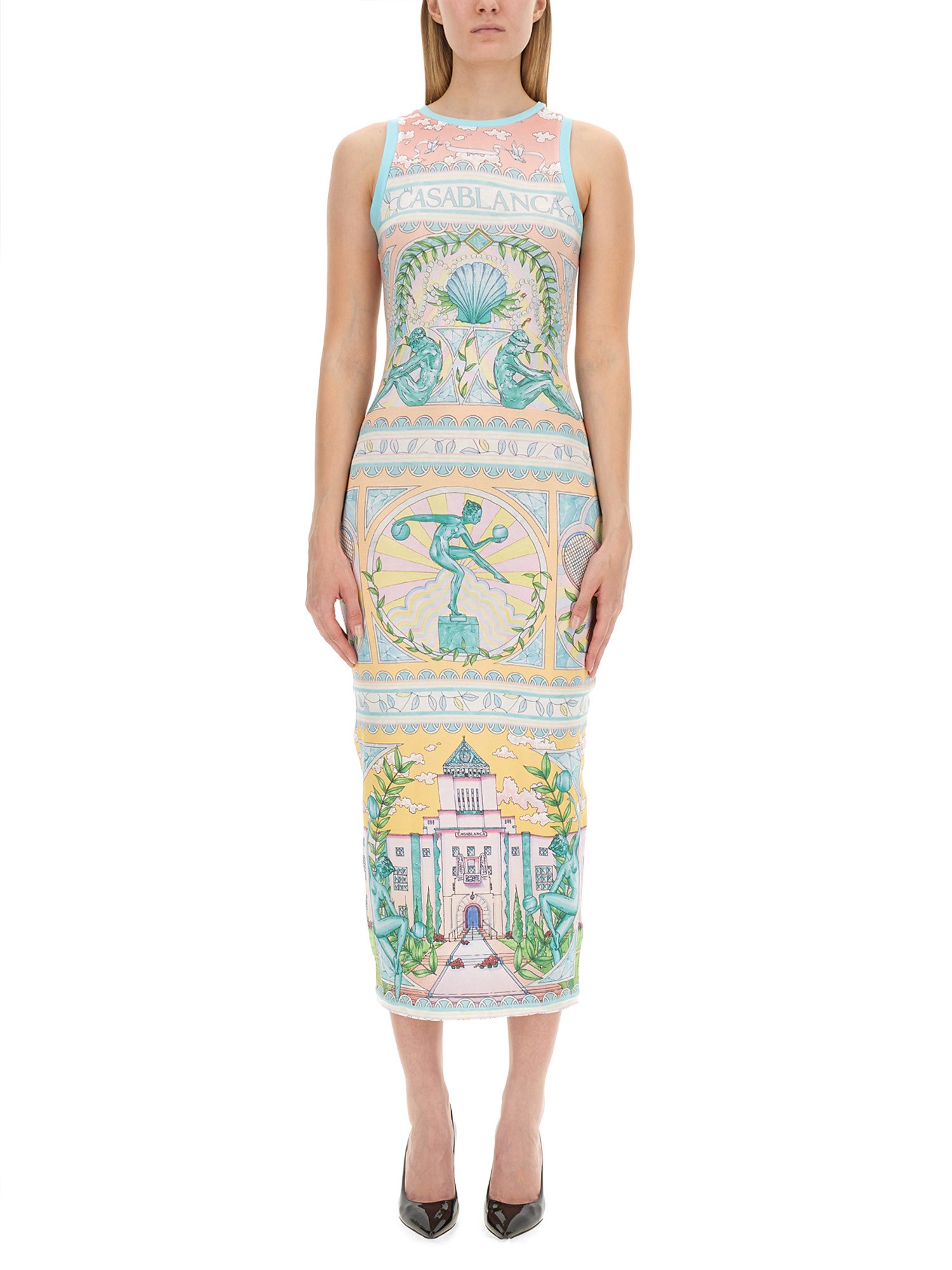 Casablanca casablanca dress with print