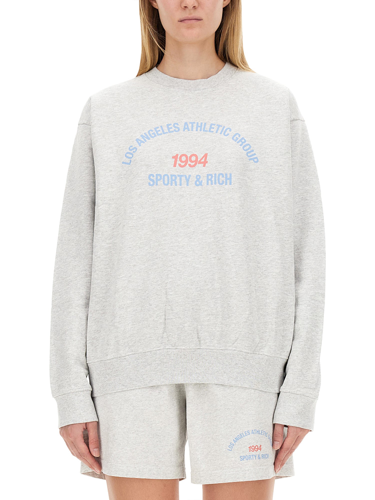 Sporty & Rich sporty & rich sweatshirt with logo