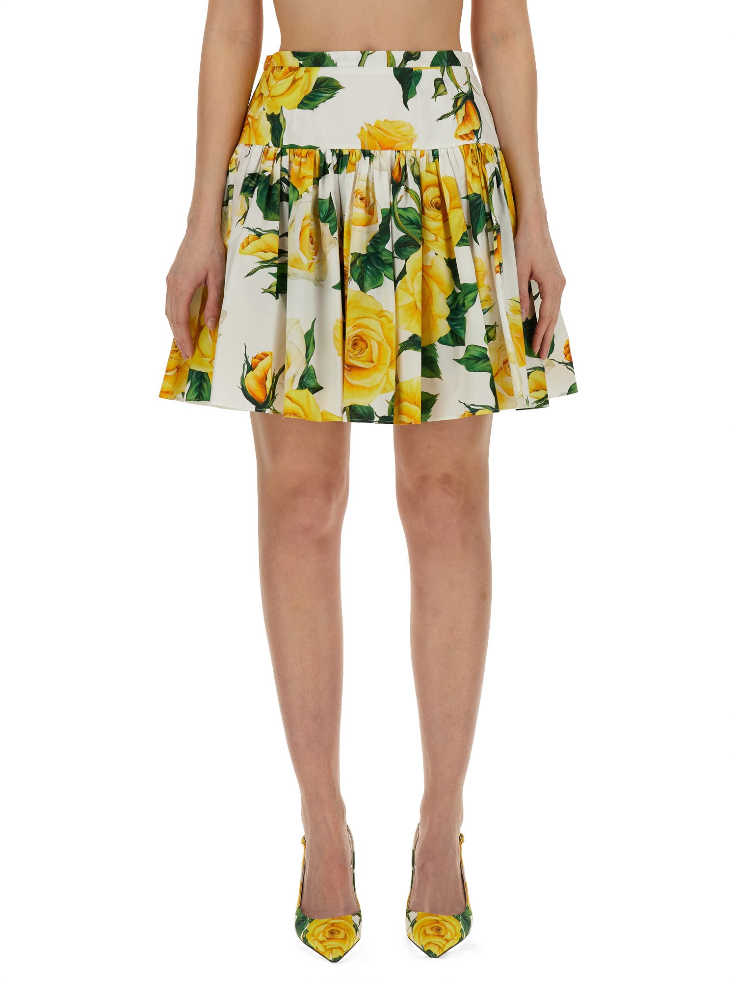 Dolce & Gabbana dolce & gabbana short skirt with flower print