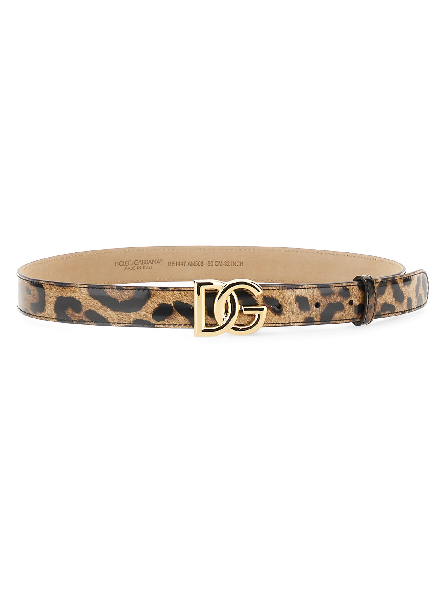 Dolce & Gabbana dolce & gabbana belt with logo buckle