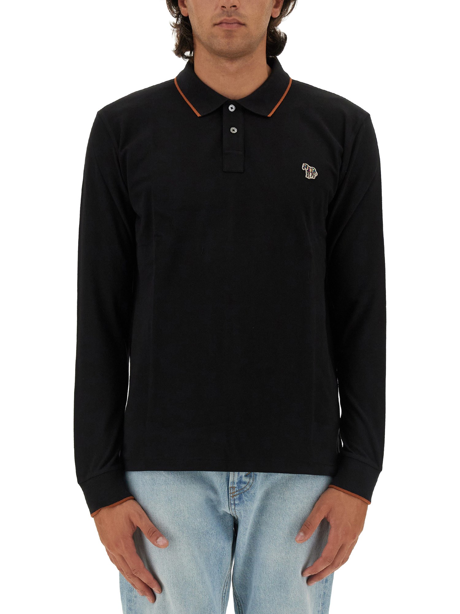  ps by paul smith polo shirt with zebra patch