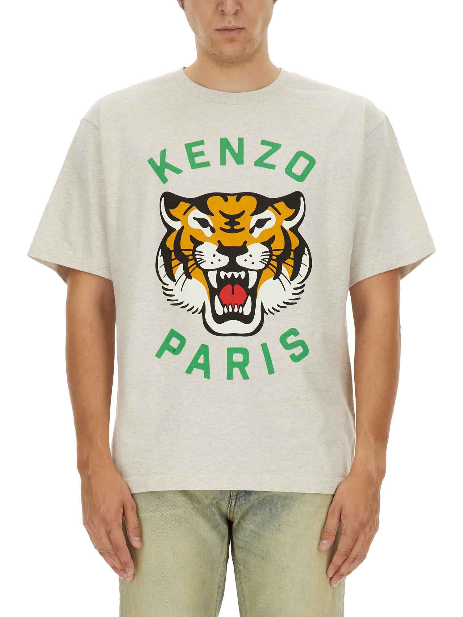 Kenzo kenzo tiger logo t-shirt