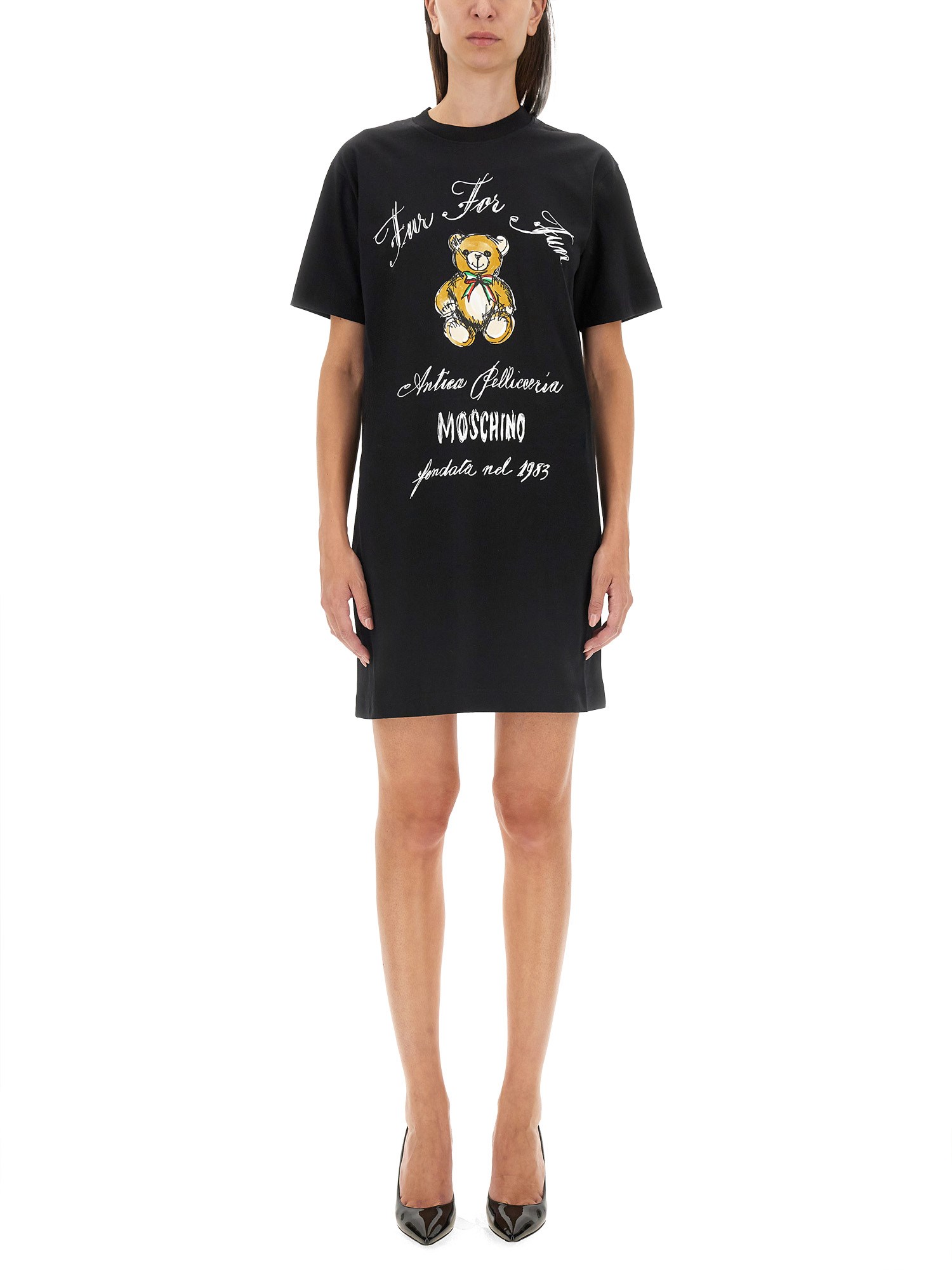 Moschino moschino dress with logo