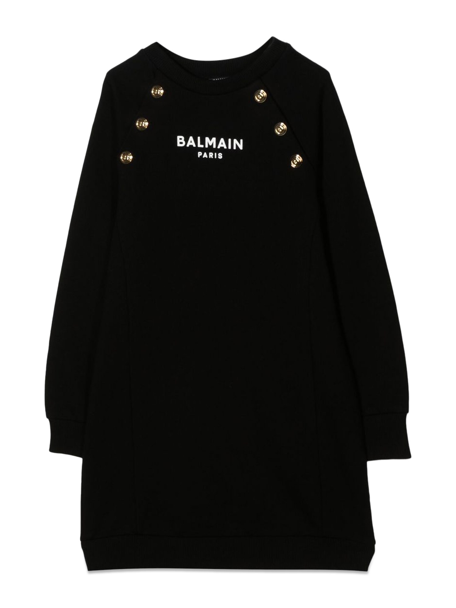 Balmain balmain gold buttons dress