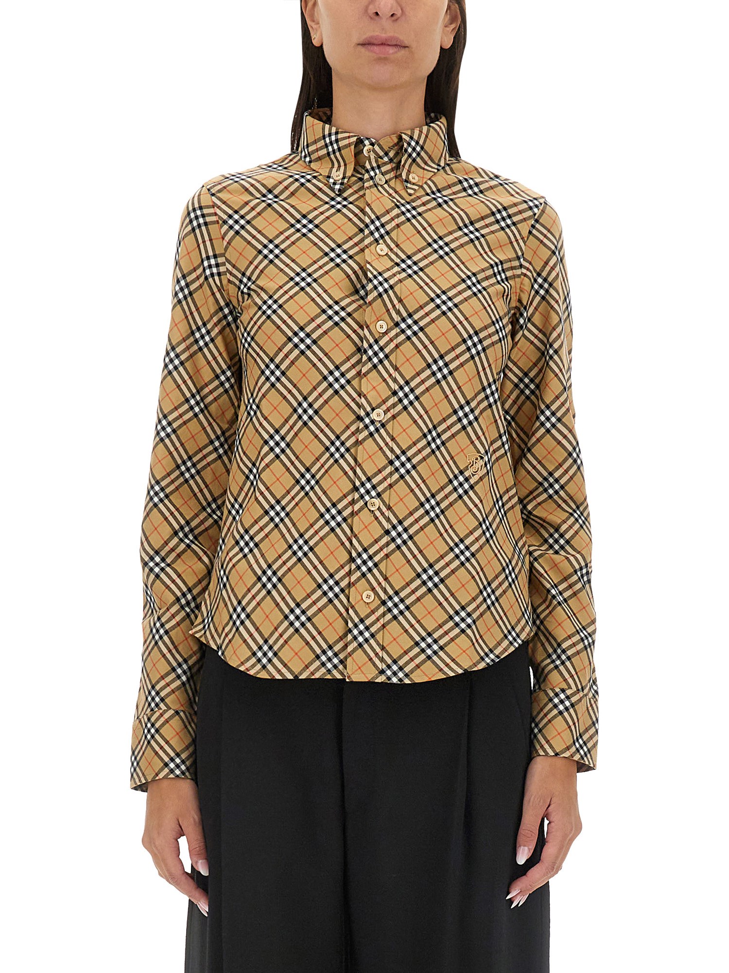 Burberry burberry cotton check shirt