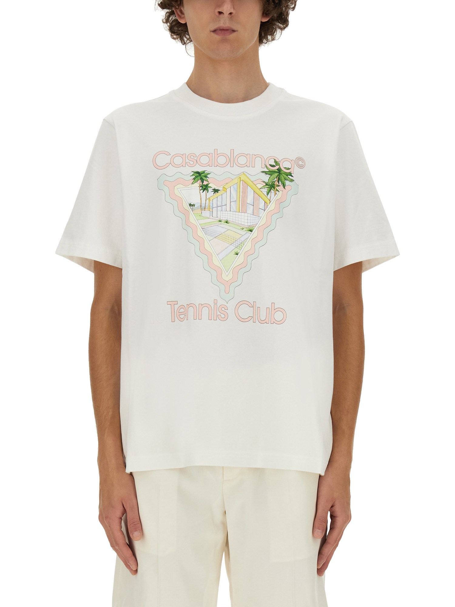 Casablanca casablanca t-shirt with print