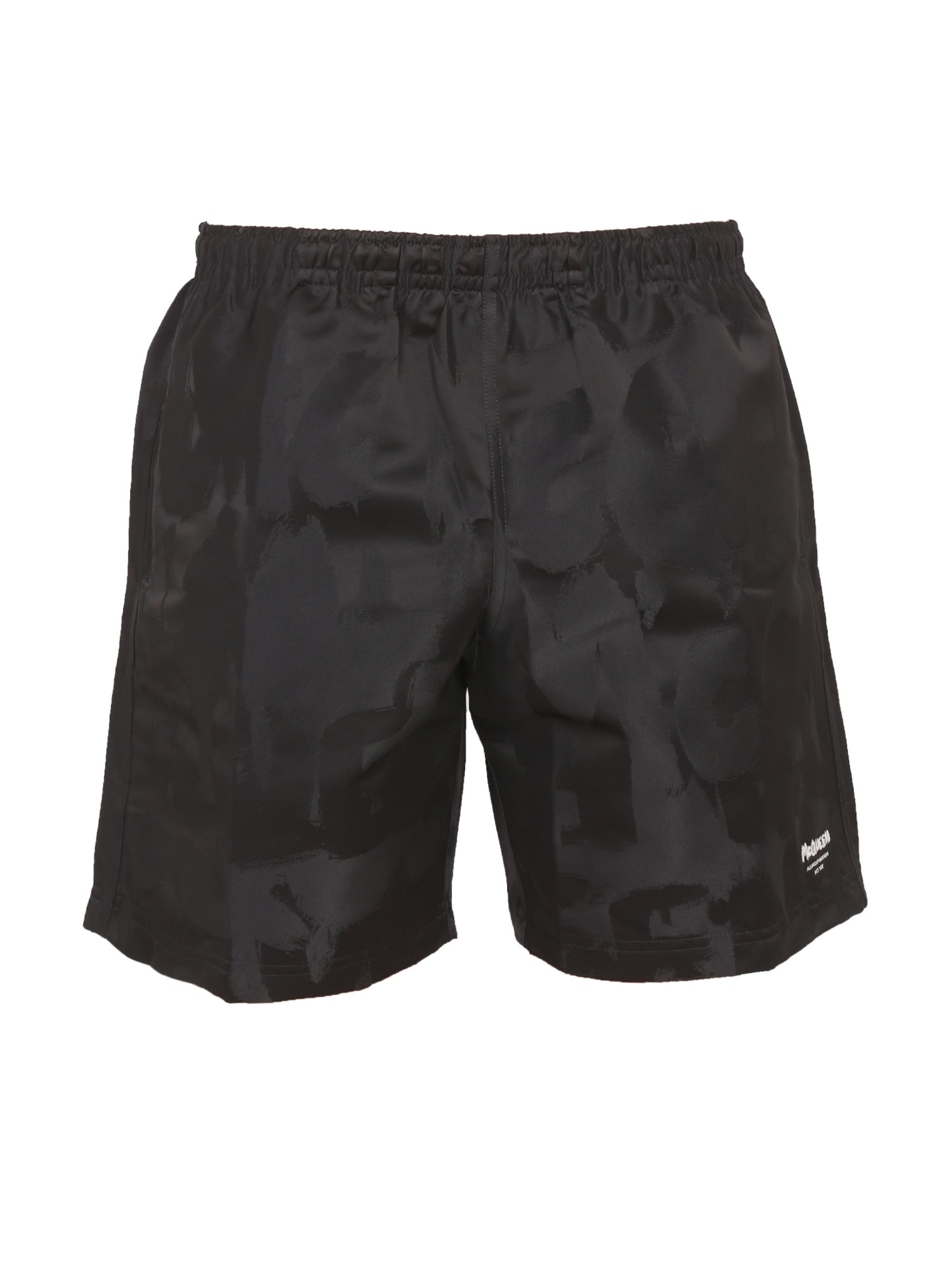 Alexander McQueen alexander mcqueen graffiti logo swimsuit