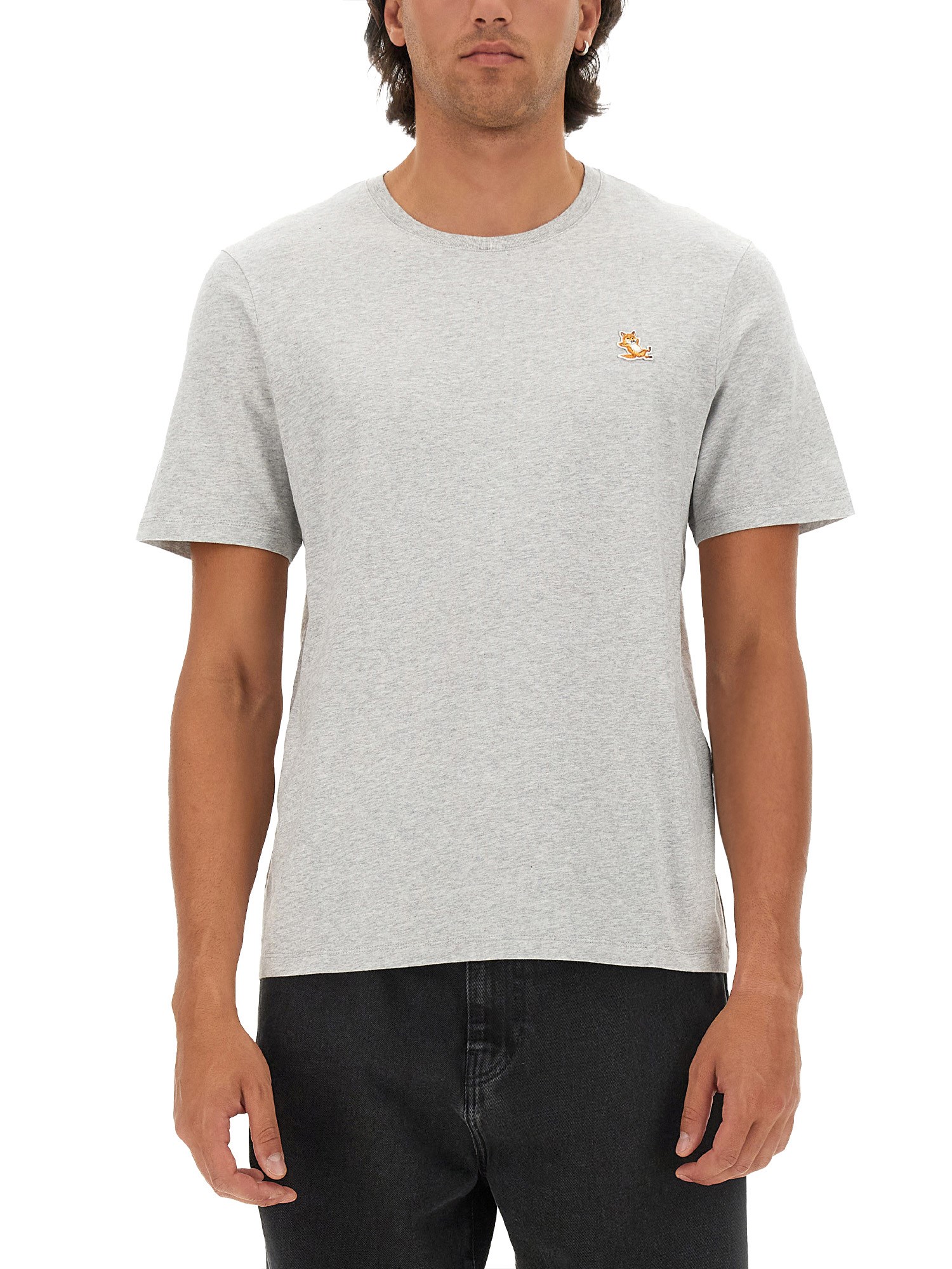 Maison Kitsuné maison kitsuné t-shirt with fox patch