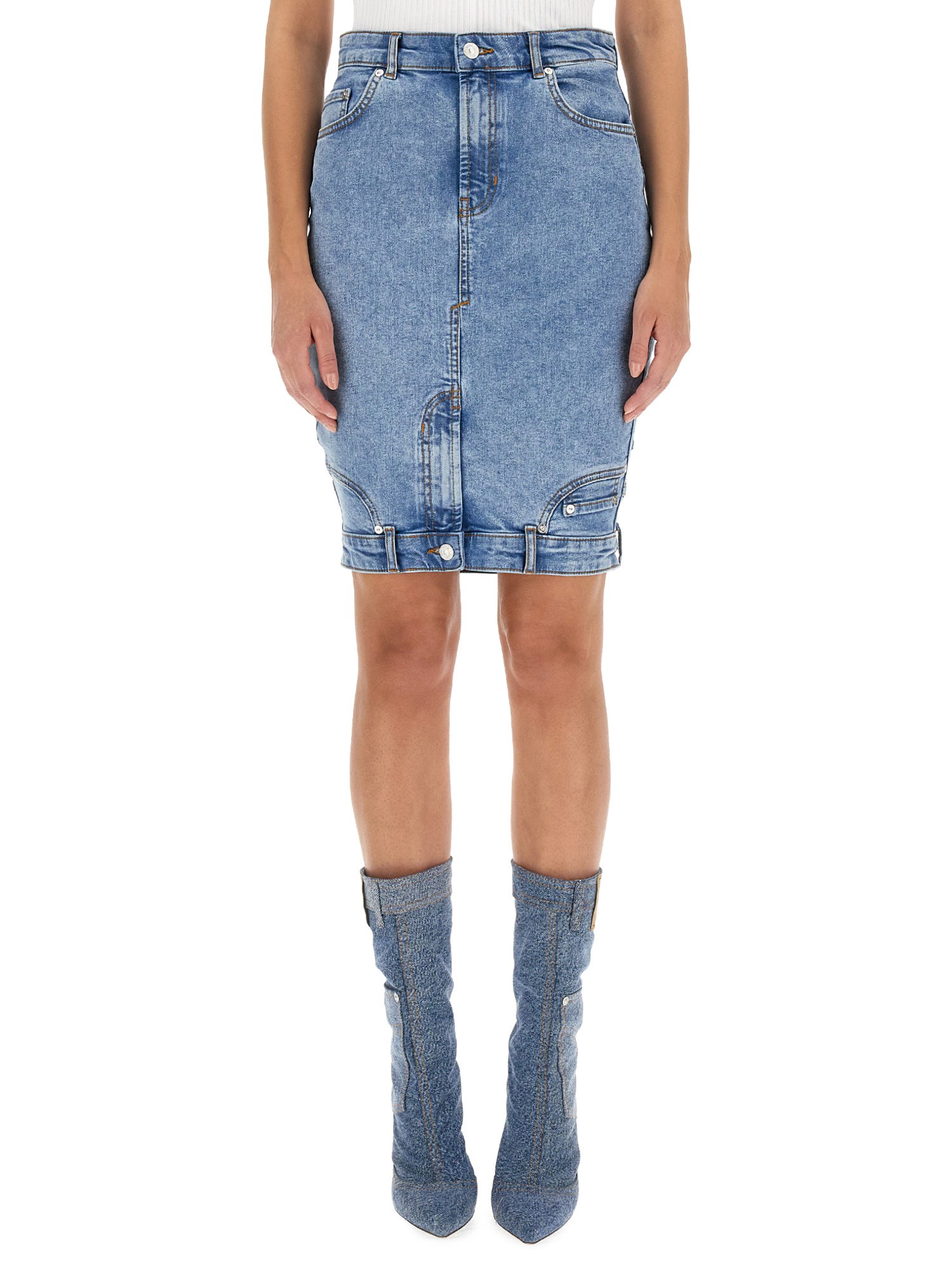 Moschino Jeans moschino jeans denim skirt