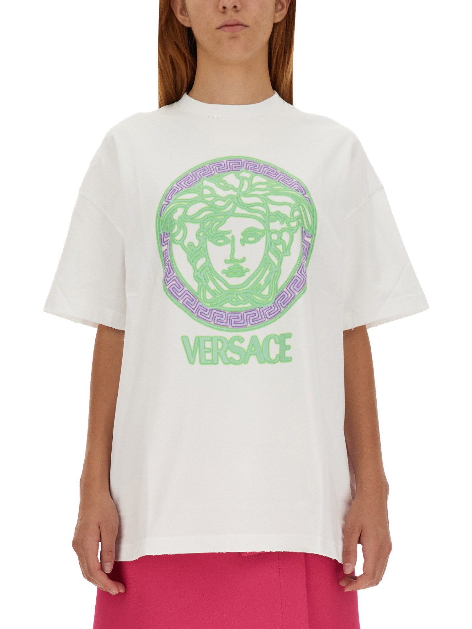 Versace versace medusa logo t-shirt