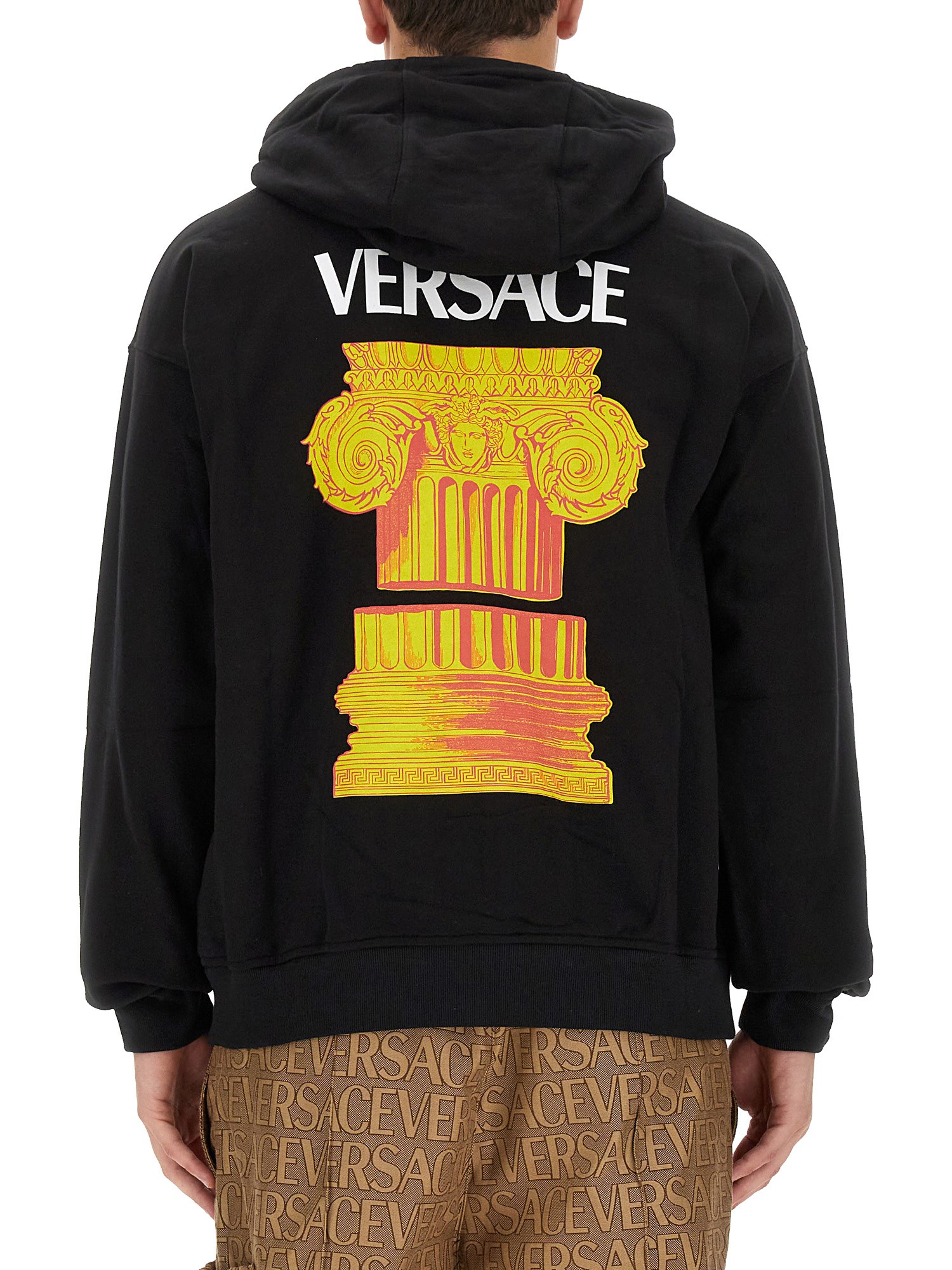 Versace versace zipper hoodie the column