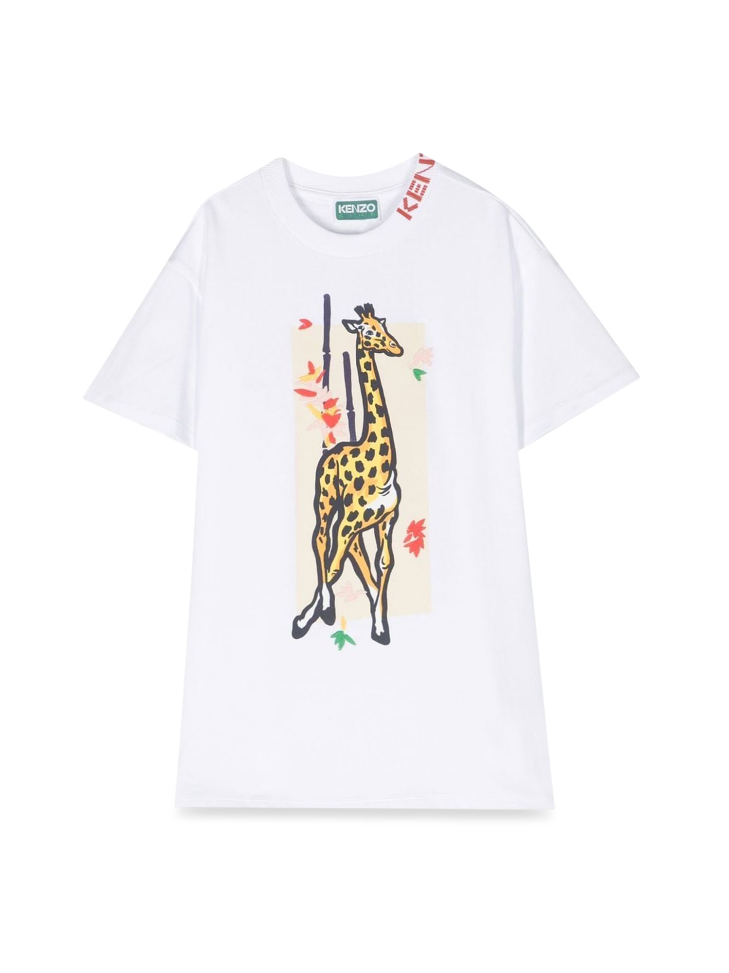 Kenzo kenzo giraffe t-shirt dress