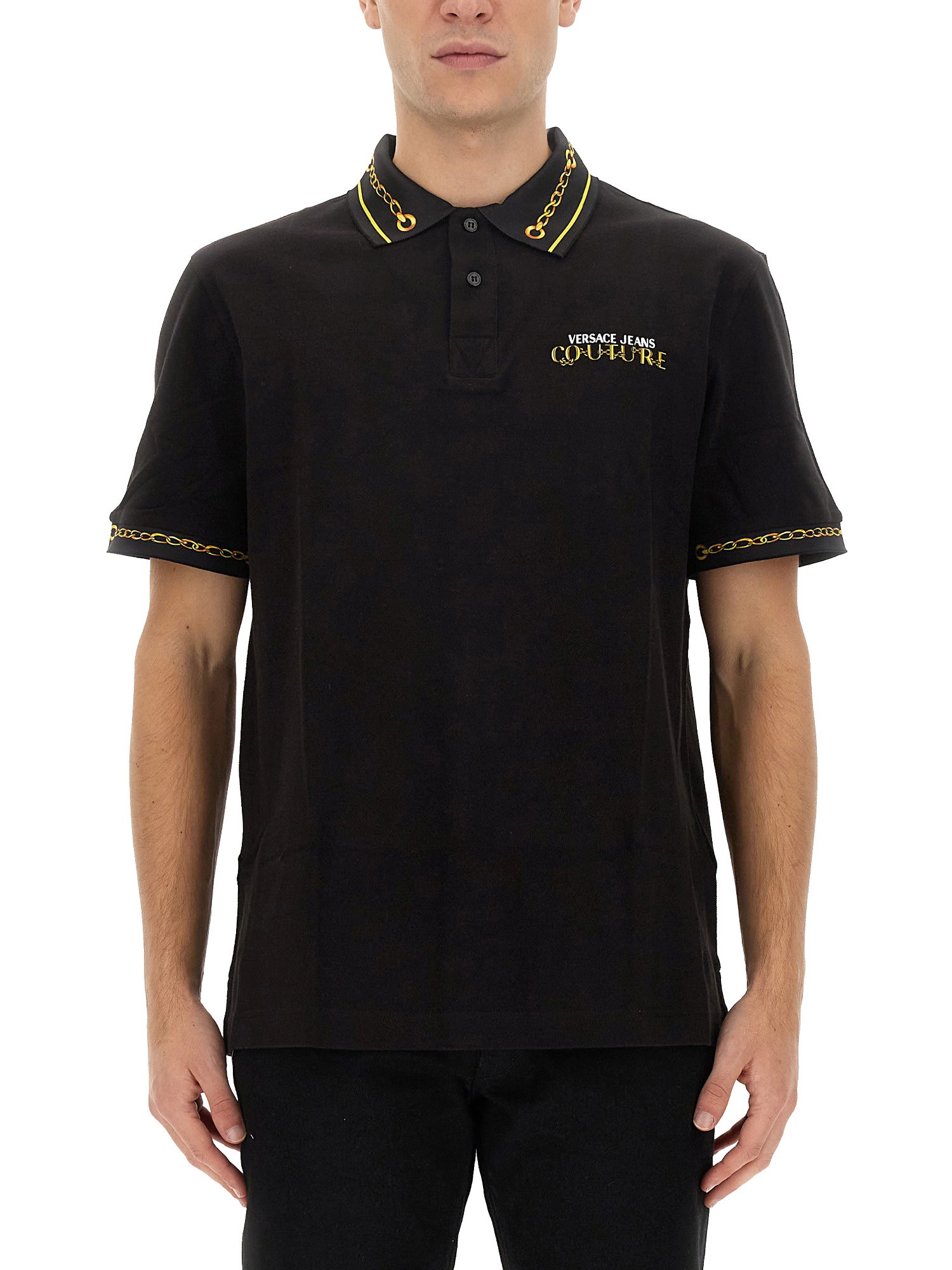 Versace Jeans Couture versace jeans couture polo with logo