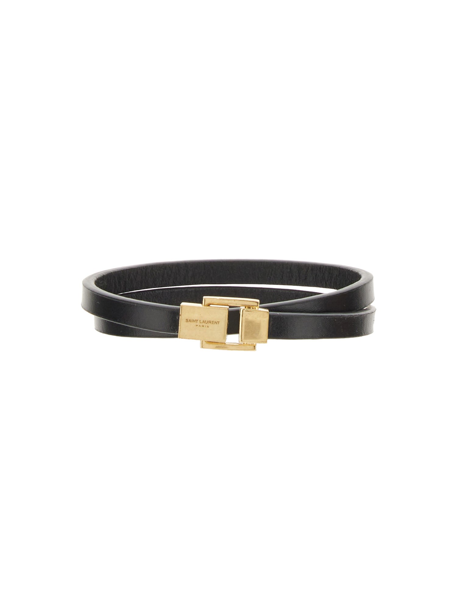 Saint Laurent saint laurent le carré double twist bracelet