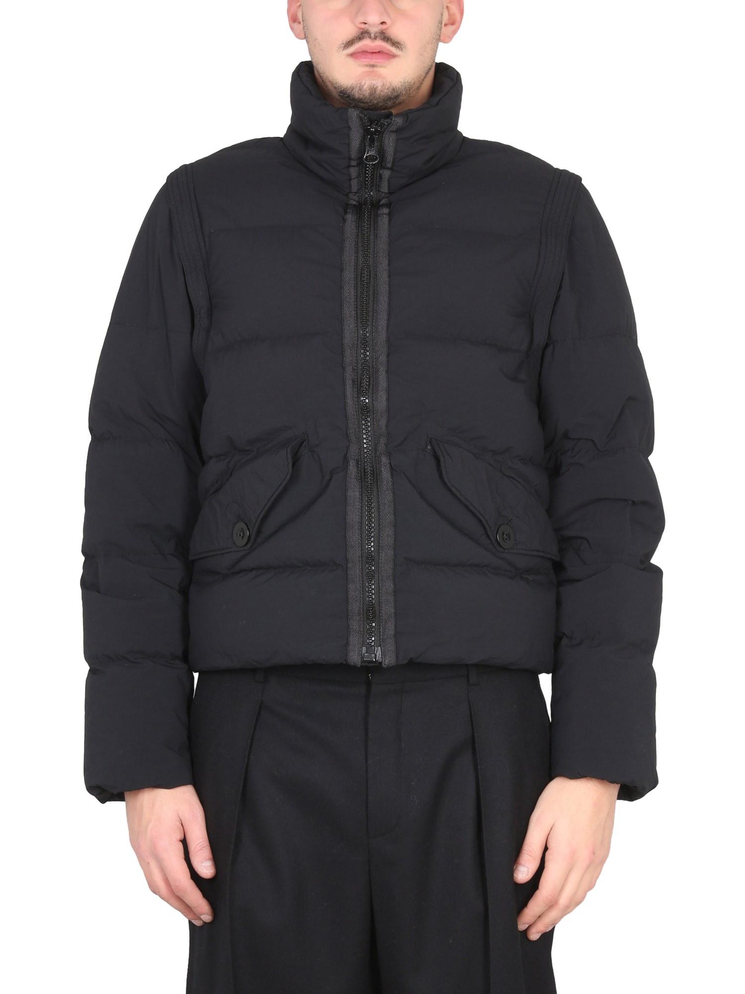 Ten C ten c down jacket with removable sleeves
