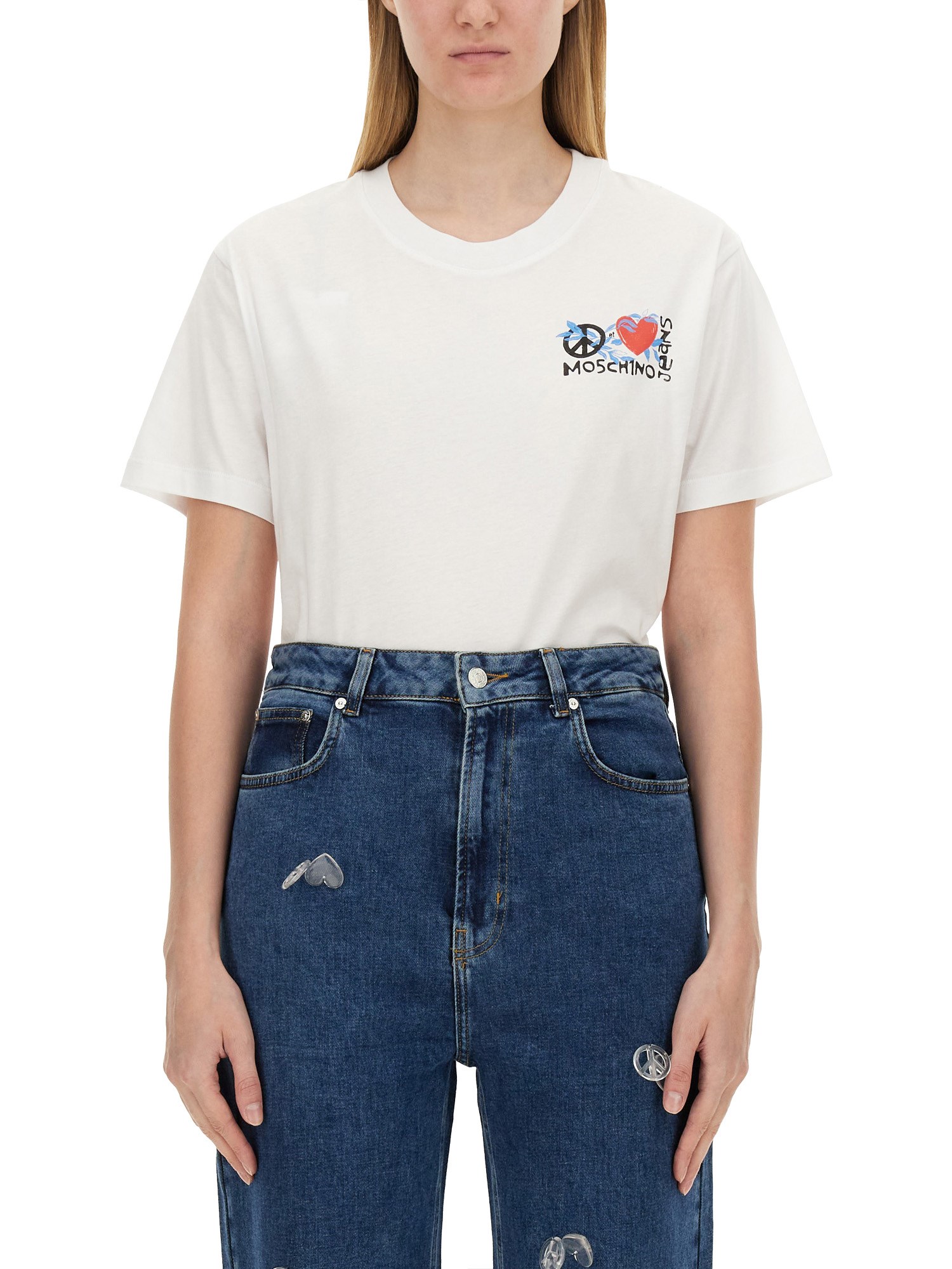 Moschino Jeans moschino jeans t-shirt with logo