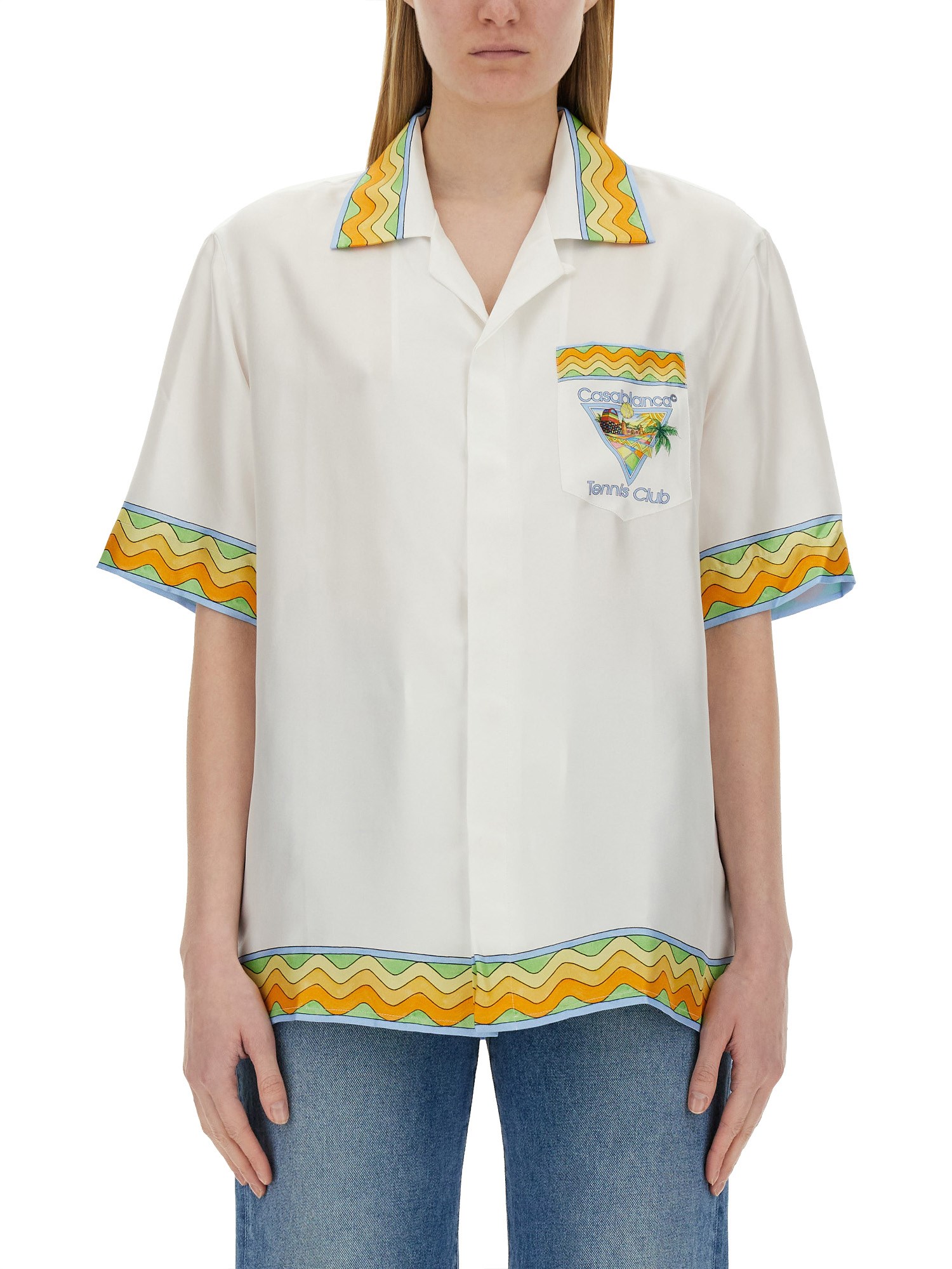 Casablanca casablanca printed shirt