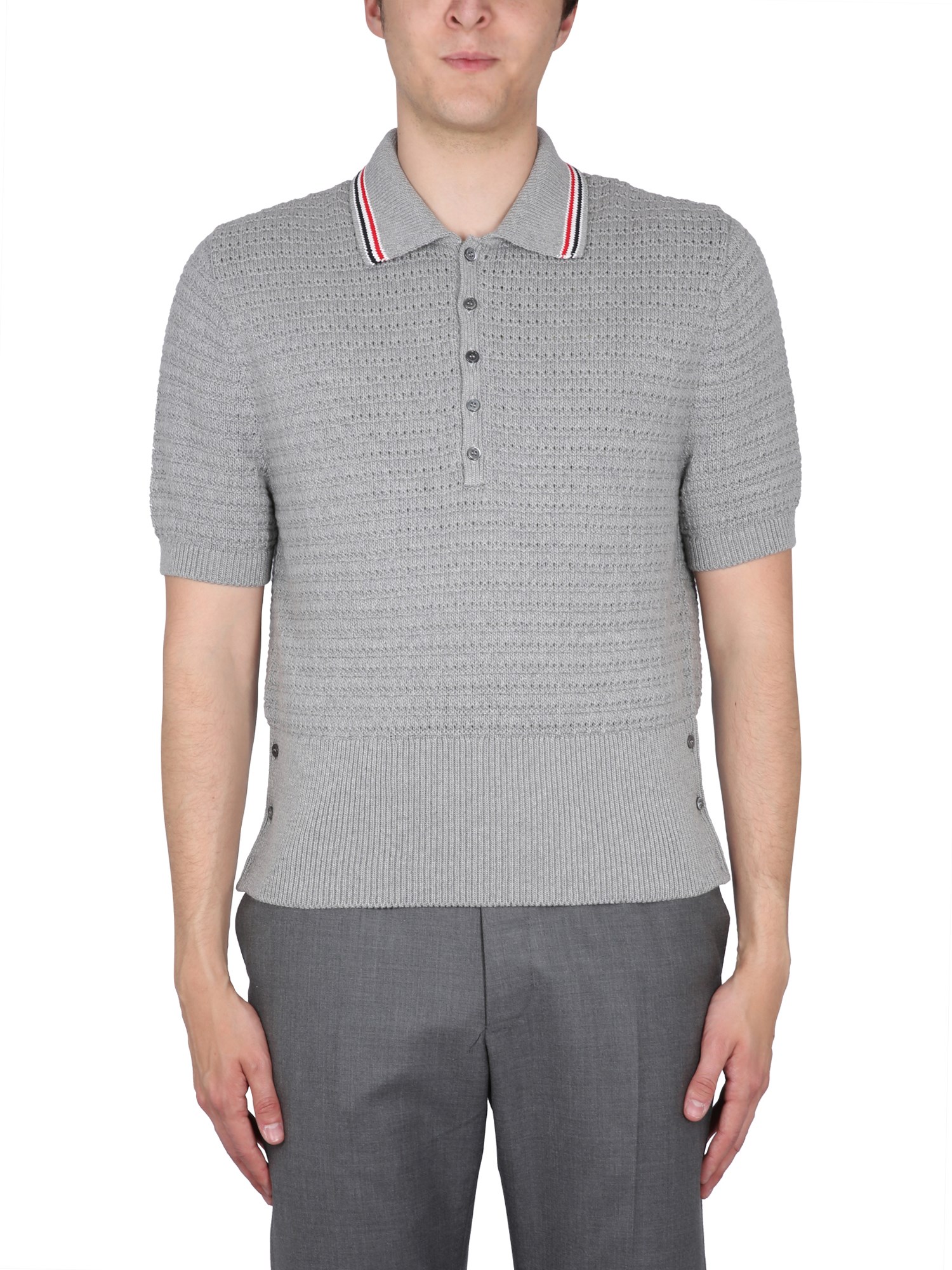 Thom Browne thom browne polo rwb stripe