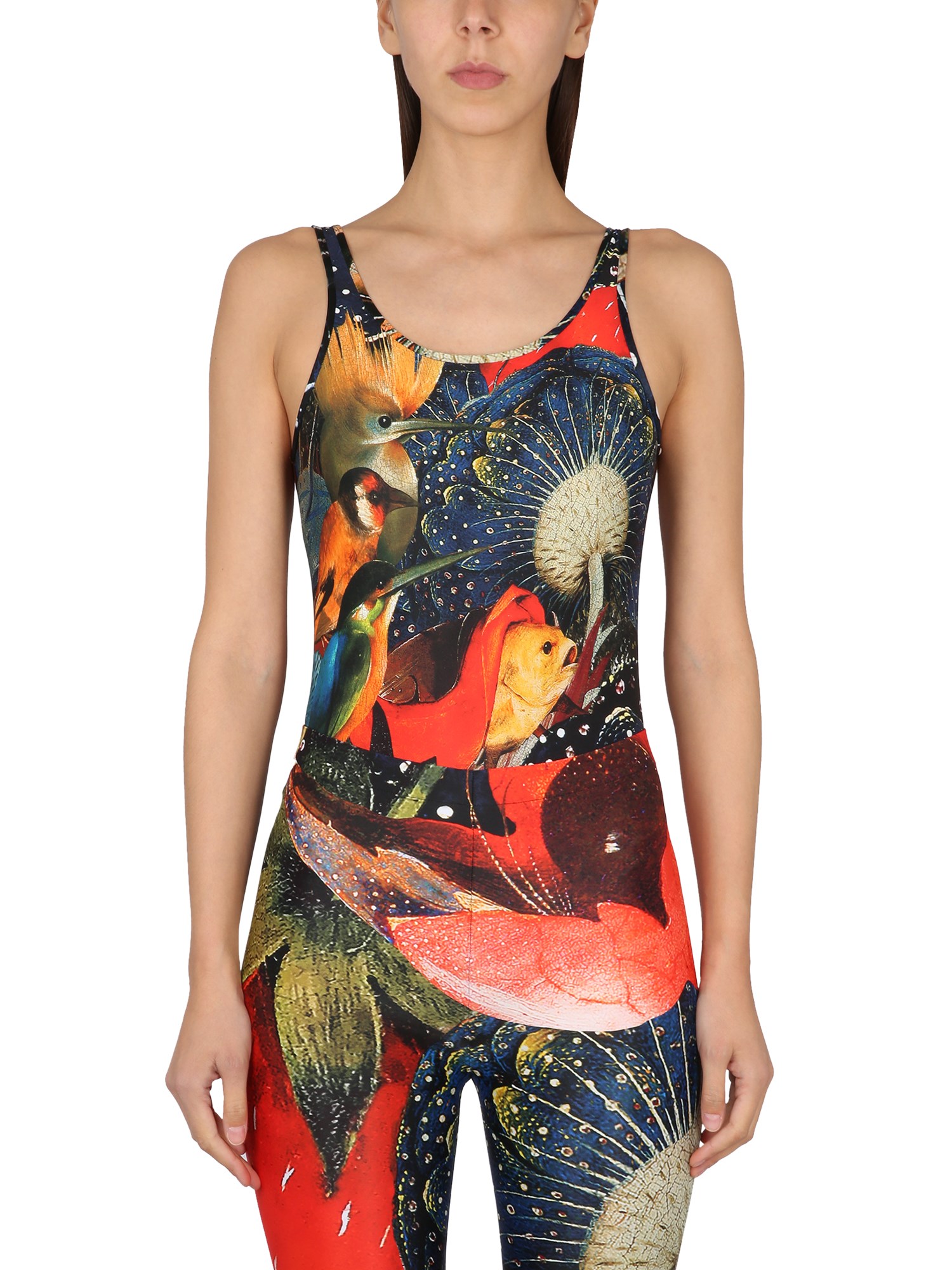 Alexander McQueen alexander mcqueen leotard with print