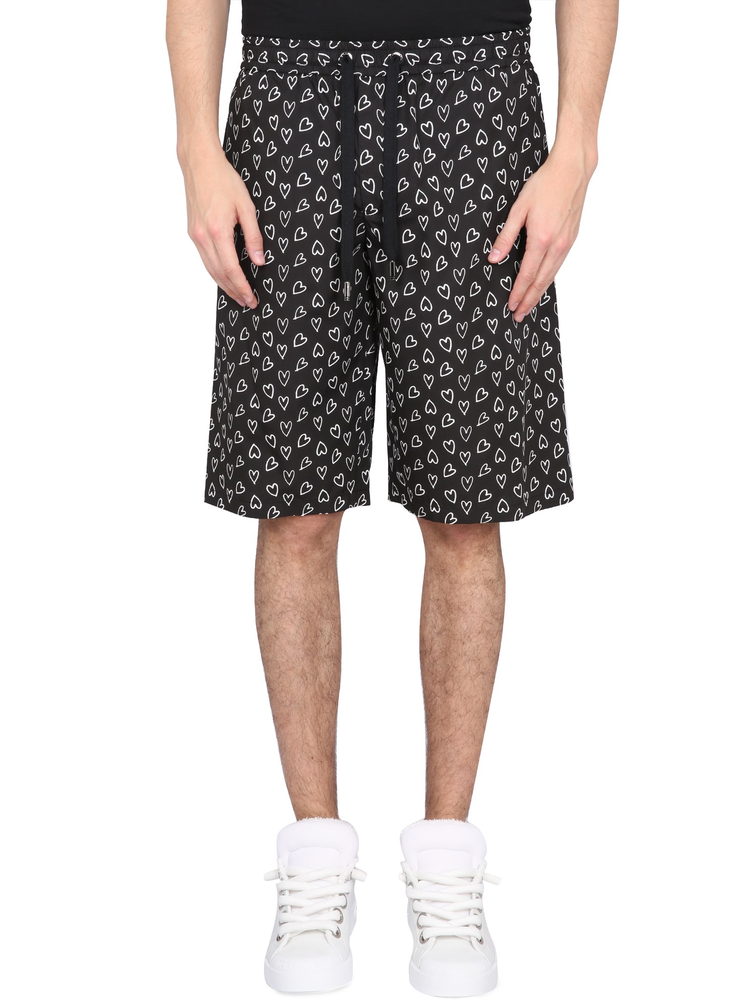 Dolce & Gabbana dolce & gabbana heart print bermuda shorts