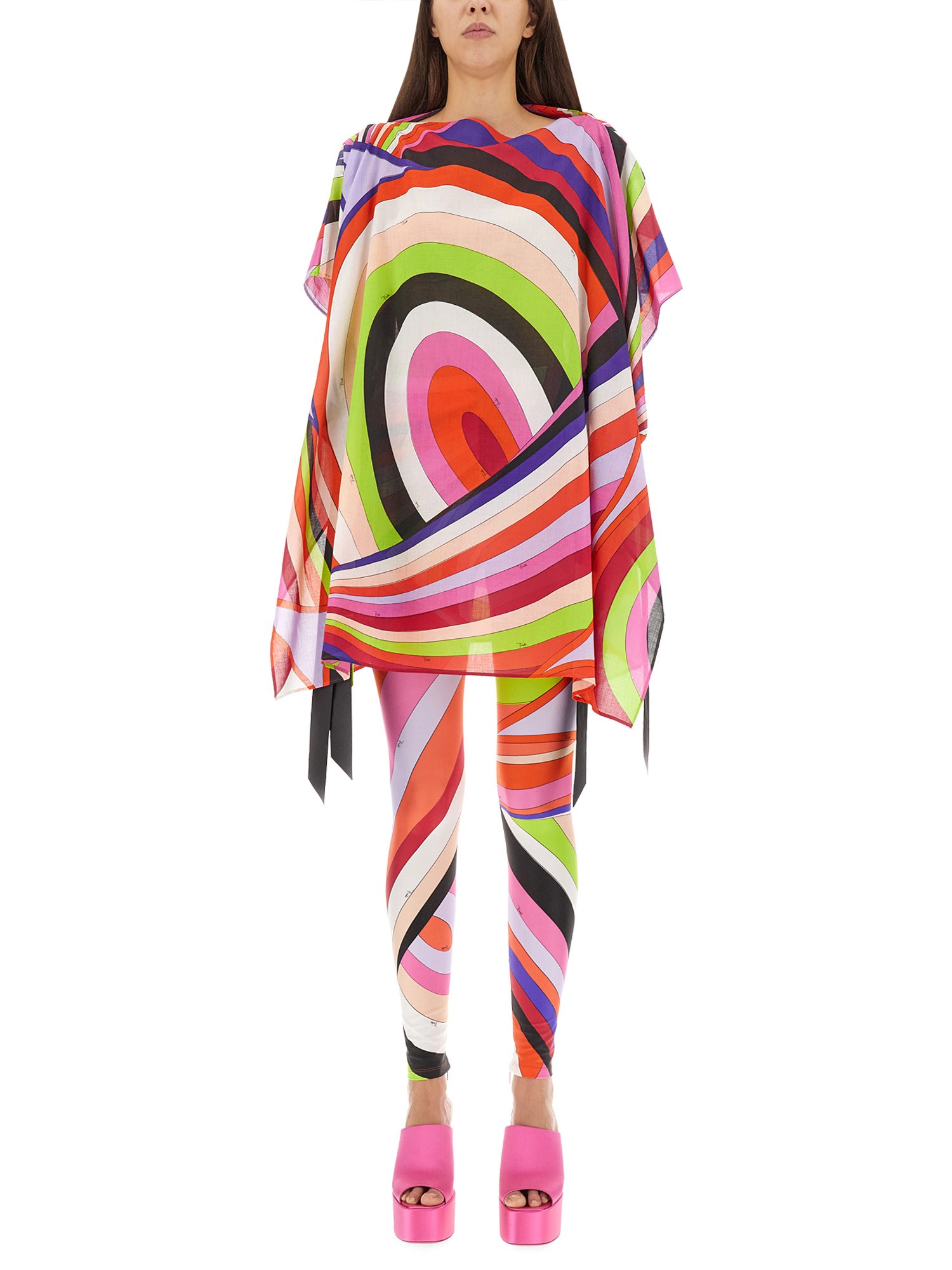 pucci pucci kaftan with logo