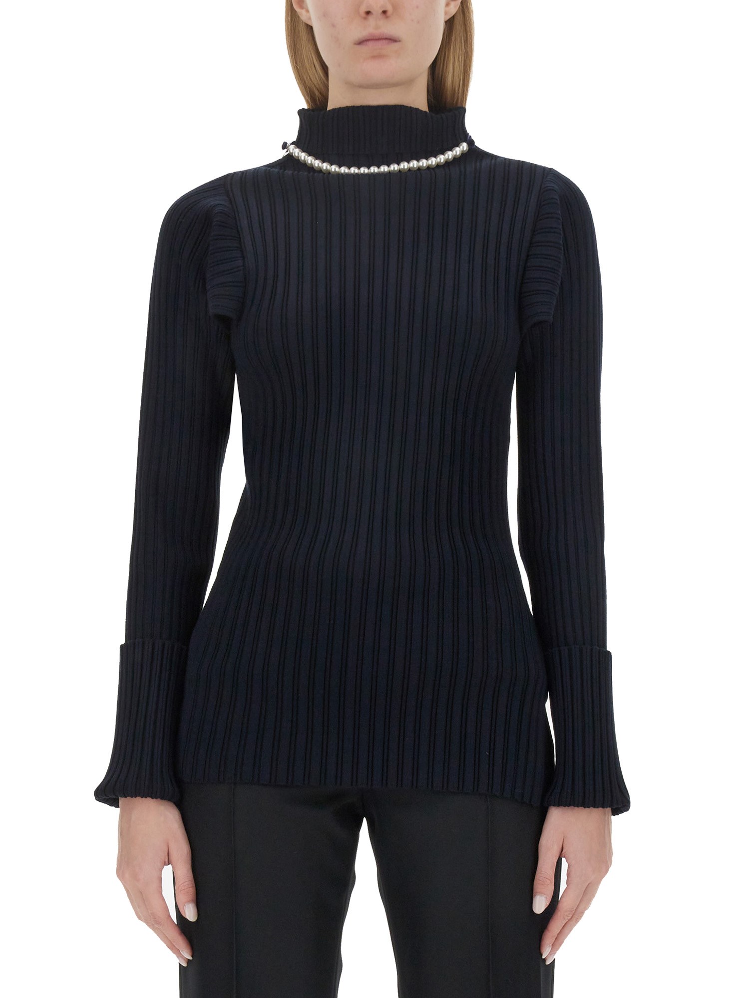 Philosophy Di Lorenzo Serafini philosophy di lorenzo serafini ribbed stretch knit