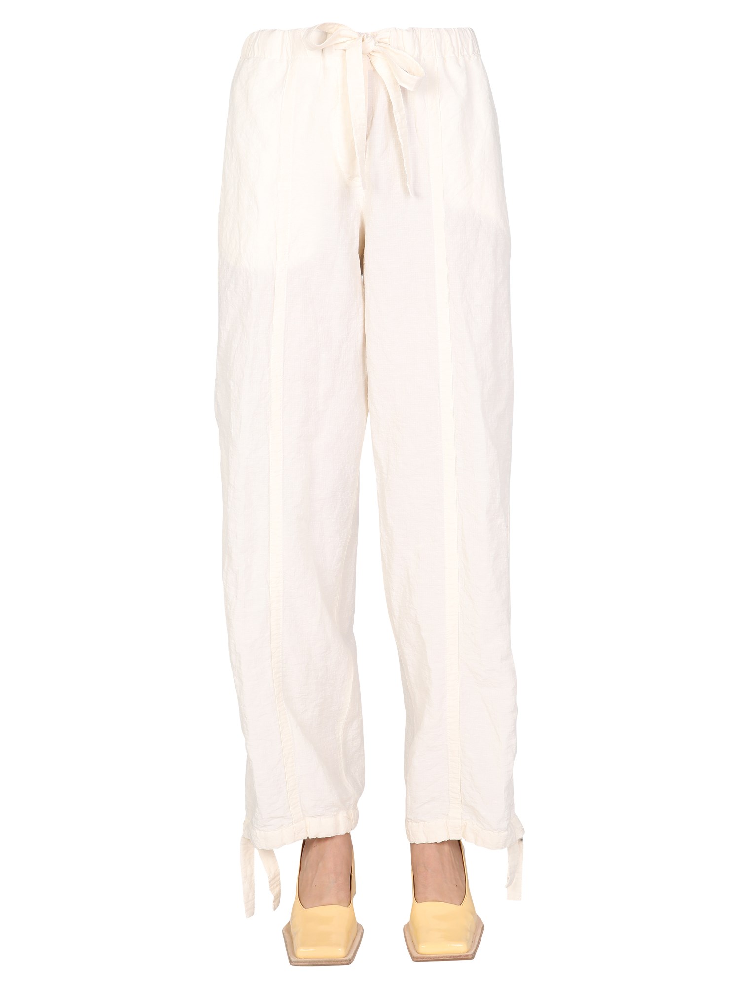 Jil Sander jil sander trousers with drawstring