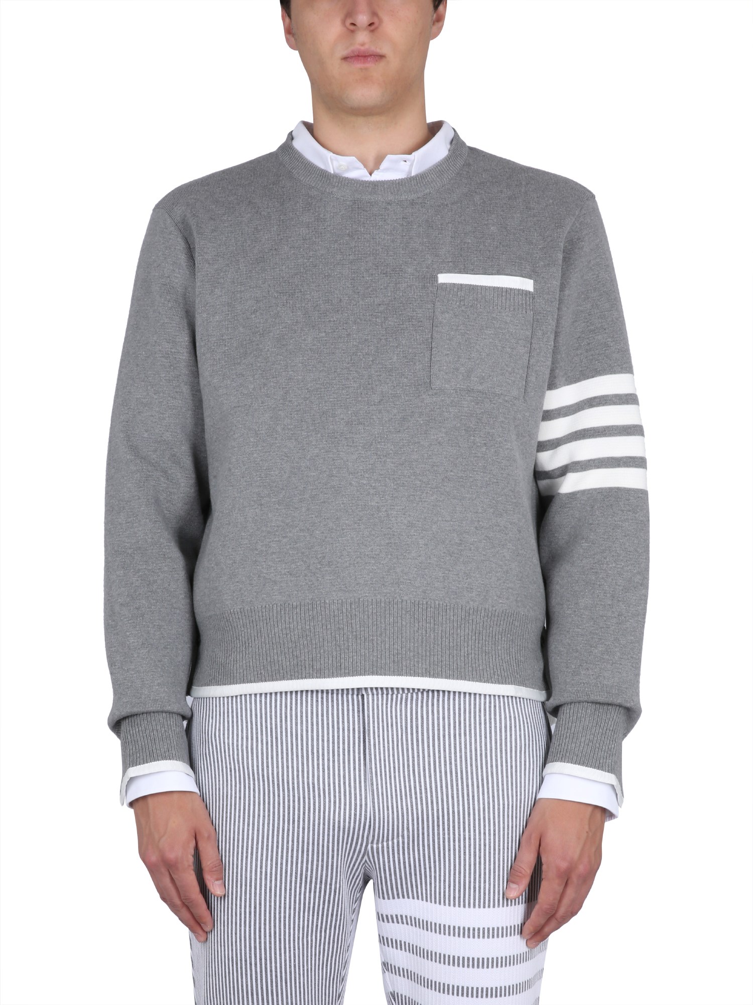 Thom Browne thom browne 4bar stripe jersey