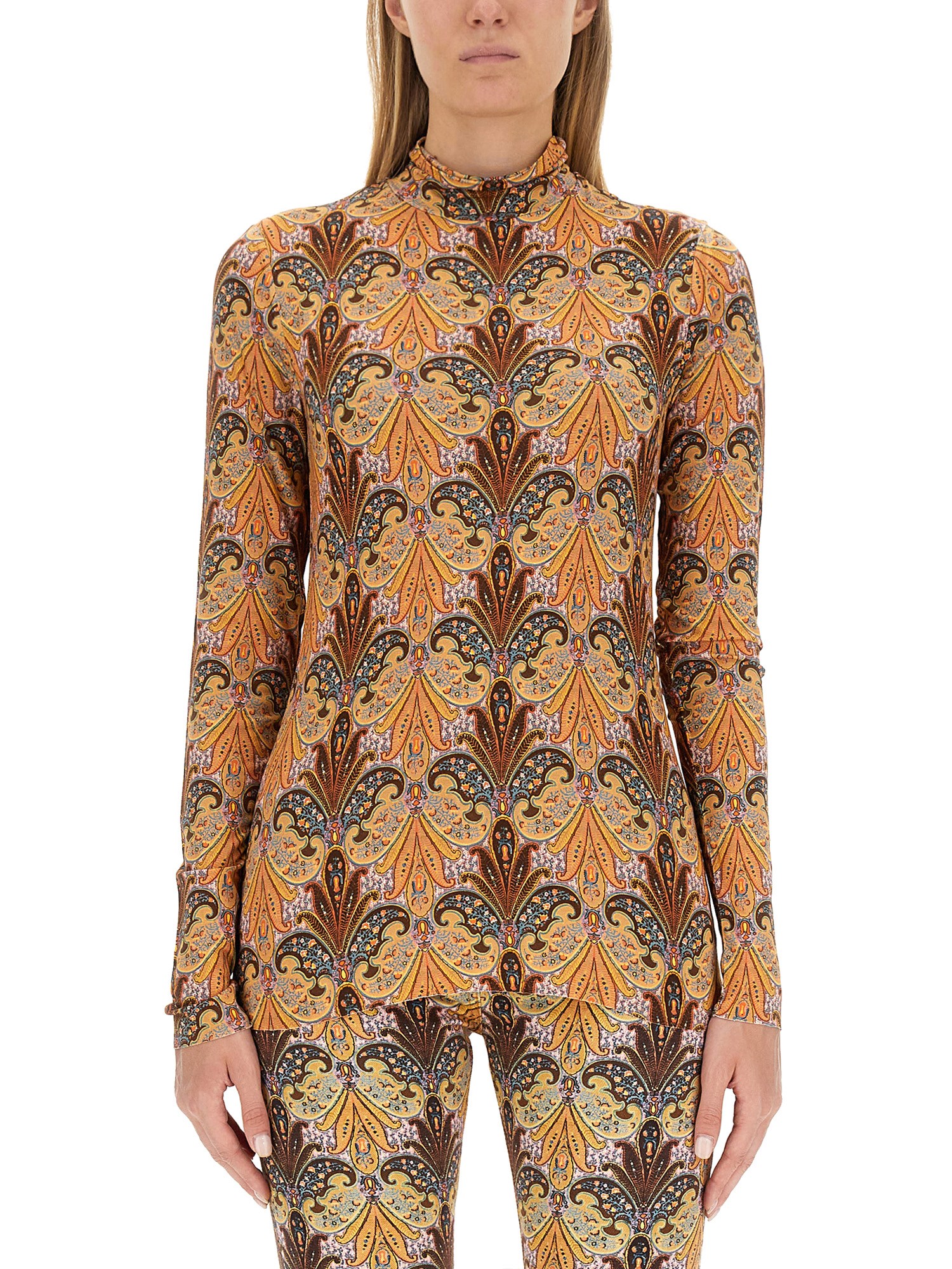 Etro etro paisley print sweater