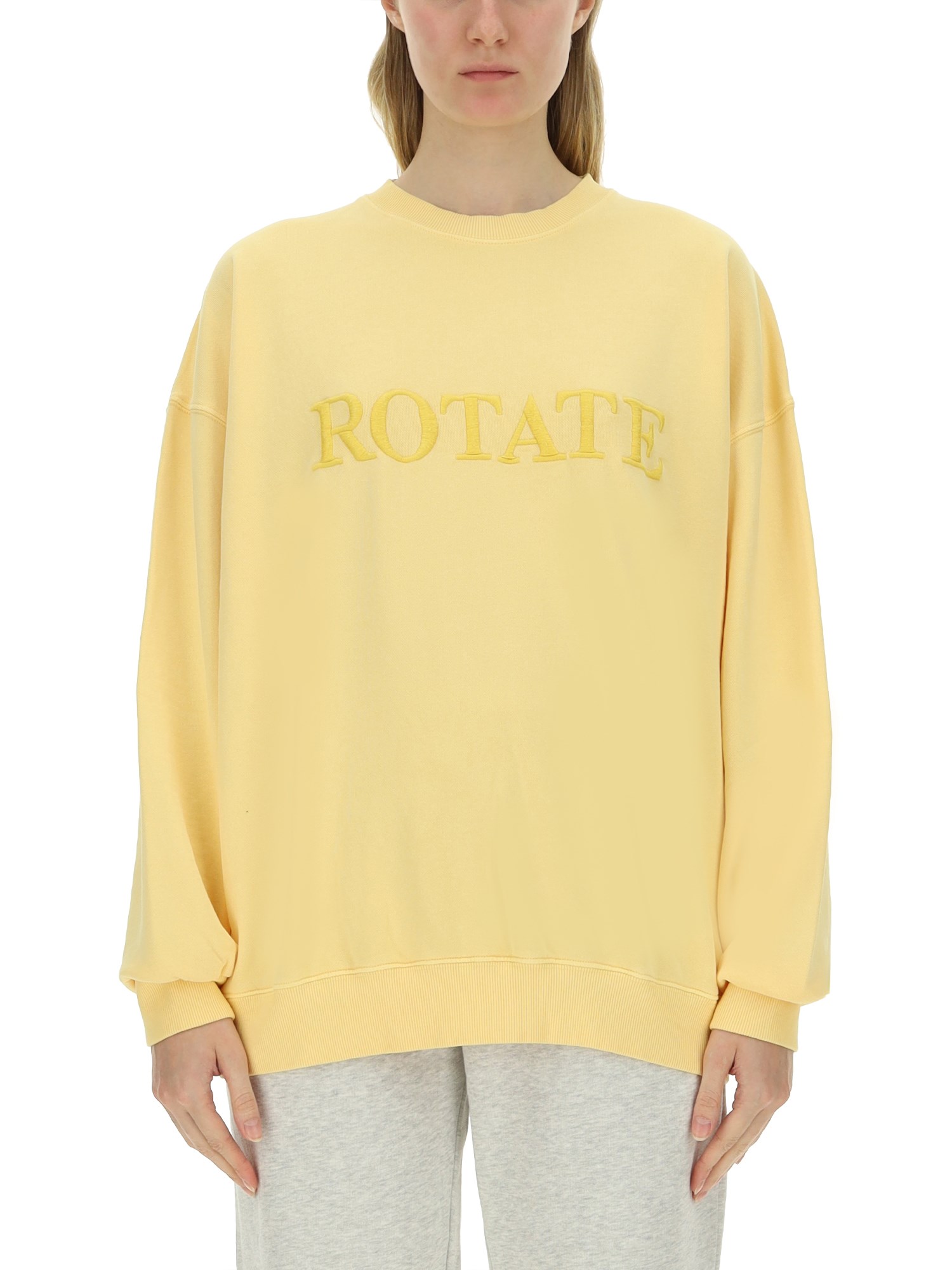  rotate birger christensen sweatshirt with logo