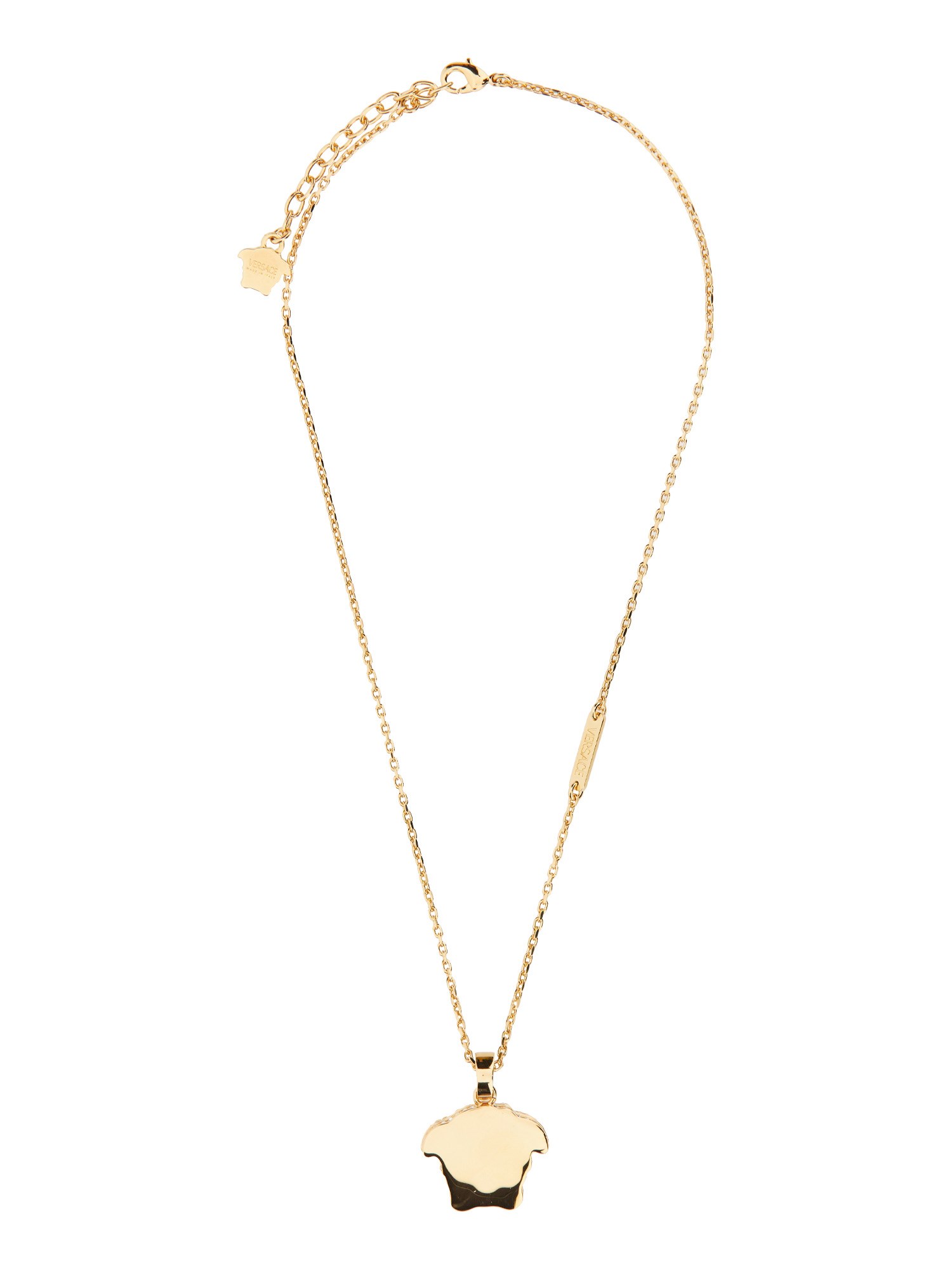 Versace versace metal logo necklace