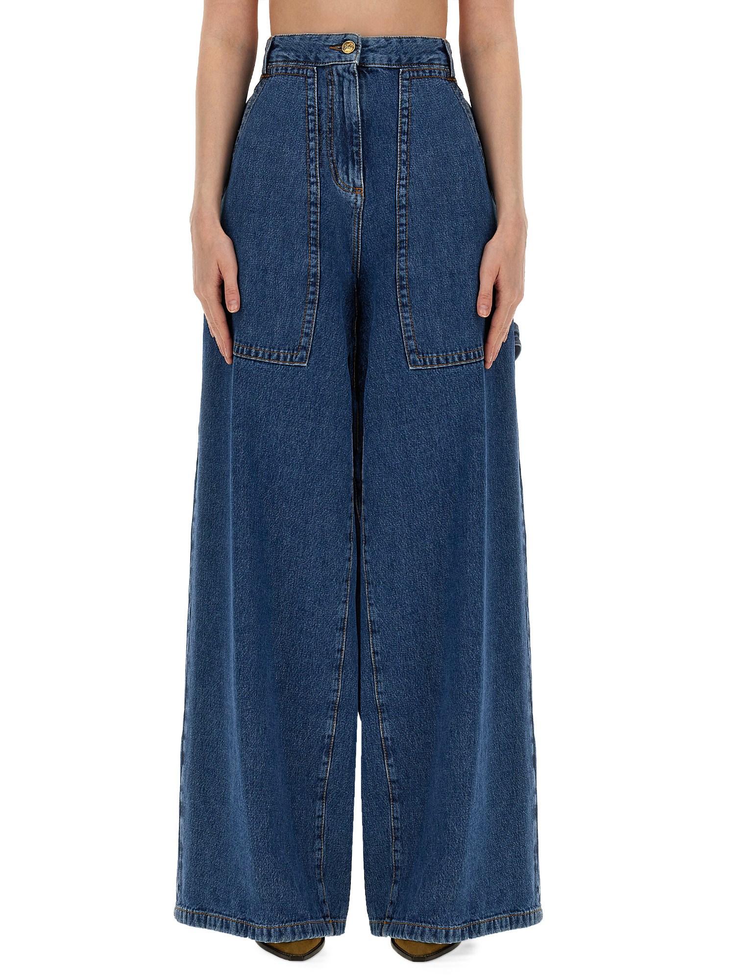 Etro etro jeans wide leg