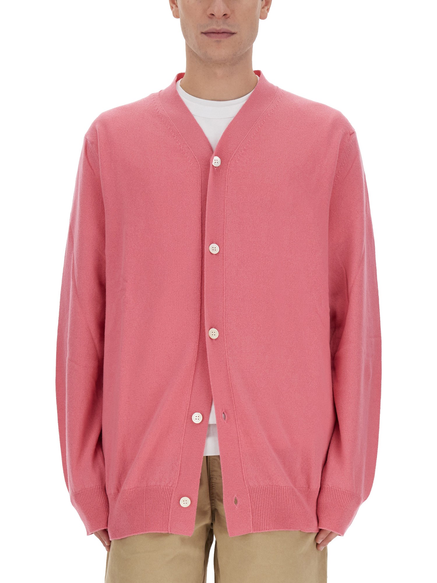 Comme Des Garçons Shirt comme des garcons shirt wool cardigan