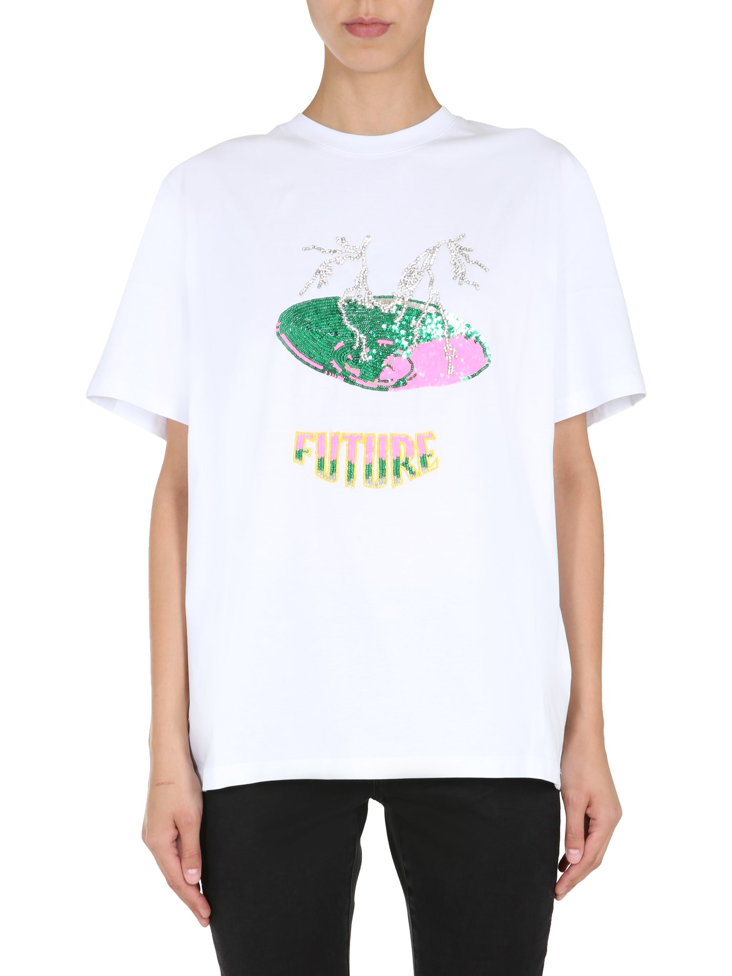 Msgm msgm round neck t-shirt