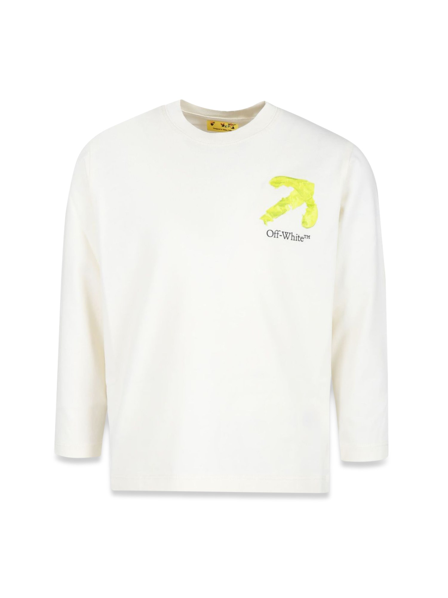 OFF-WHITE off-white arrow acrylic tee l/s