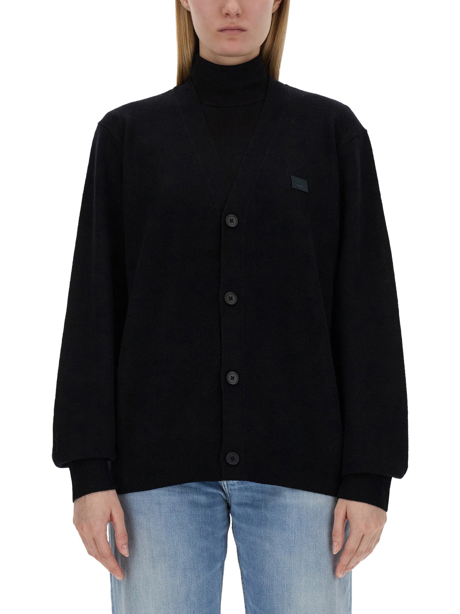 Acne Studios acne studios cardigan face