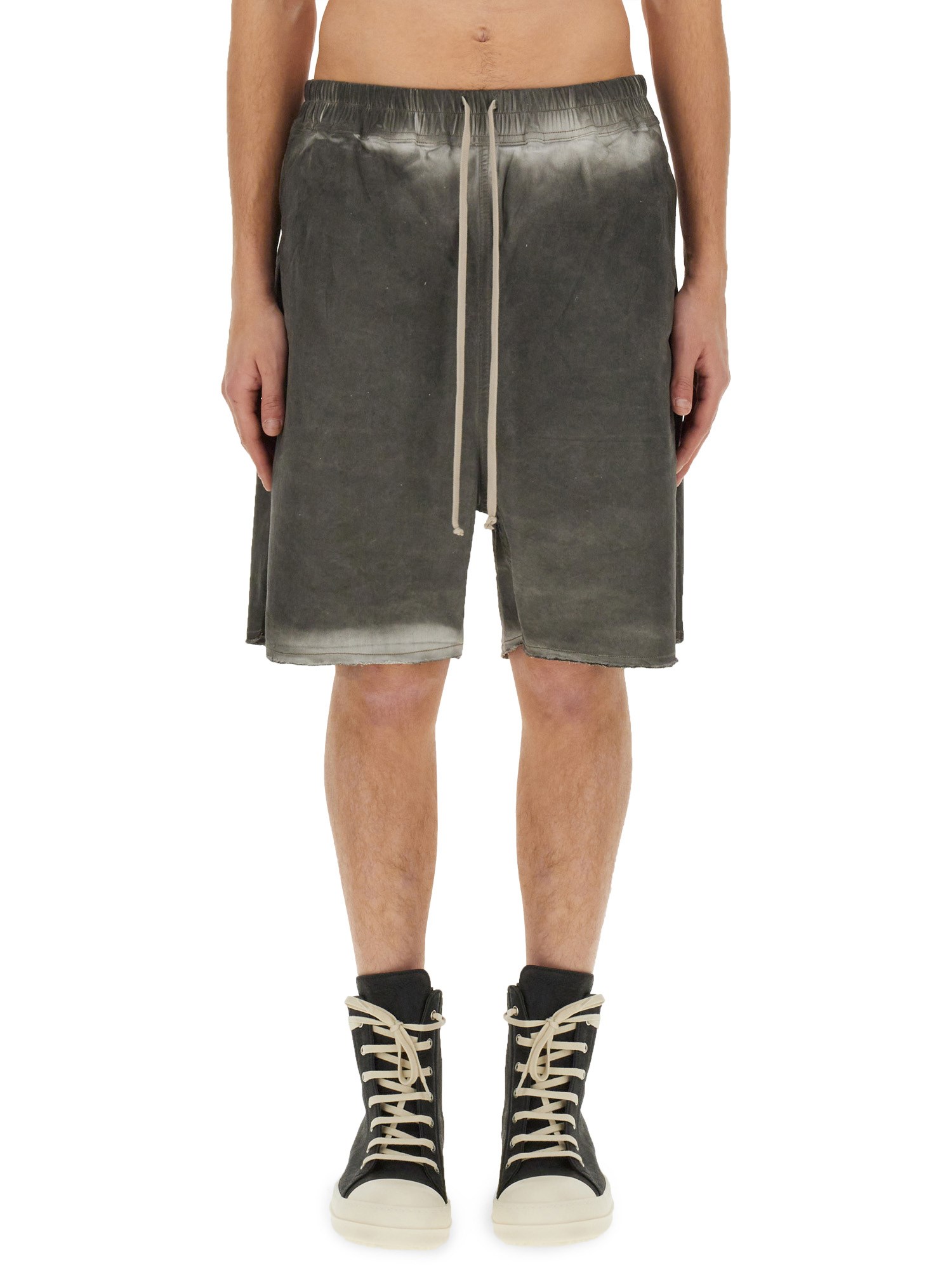 Rick Owens rick owens denim bermuda shorts