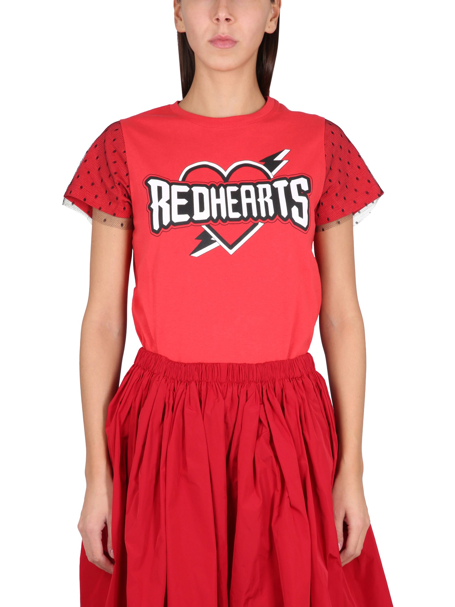 Red Valentino red valentino "red hearts" t-shirt