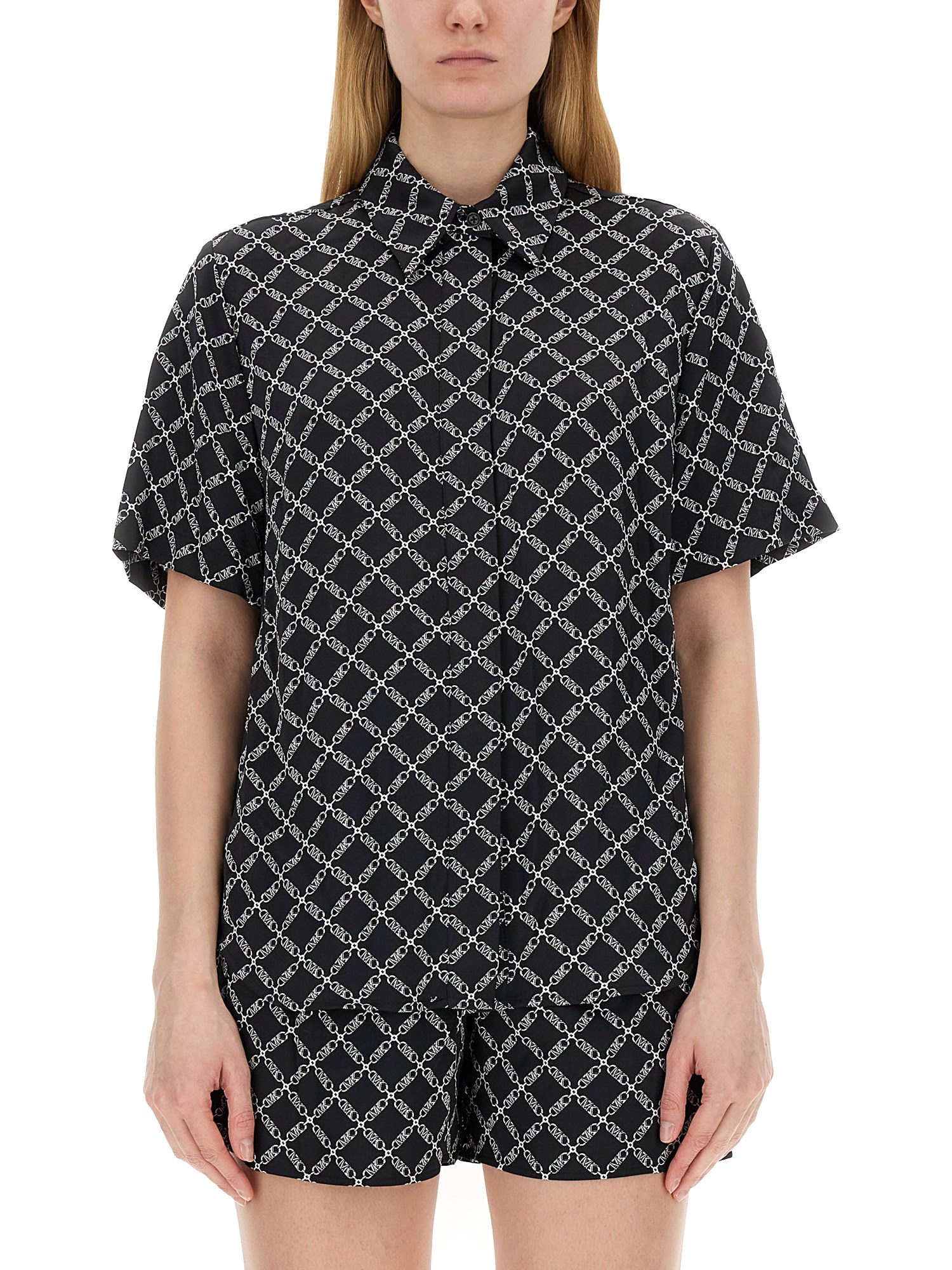  michael by michael kors monogram shirt