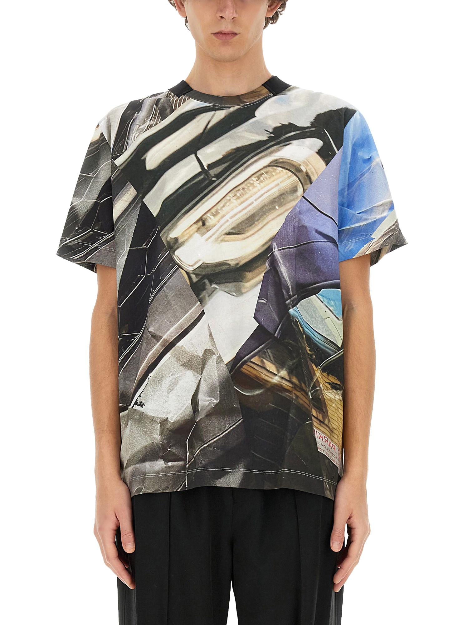 Helmut Lang helmut lang t-shirt with print