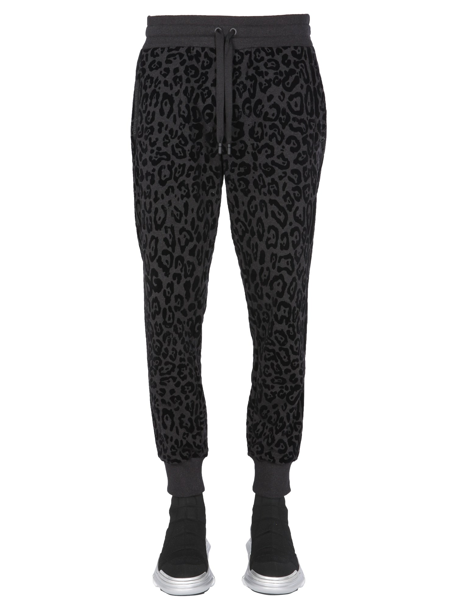 Dolce & Gabbana dolce & gabbana jogging pants with animal print