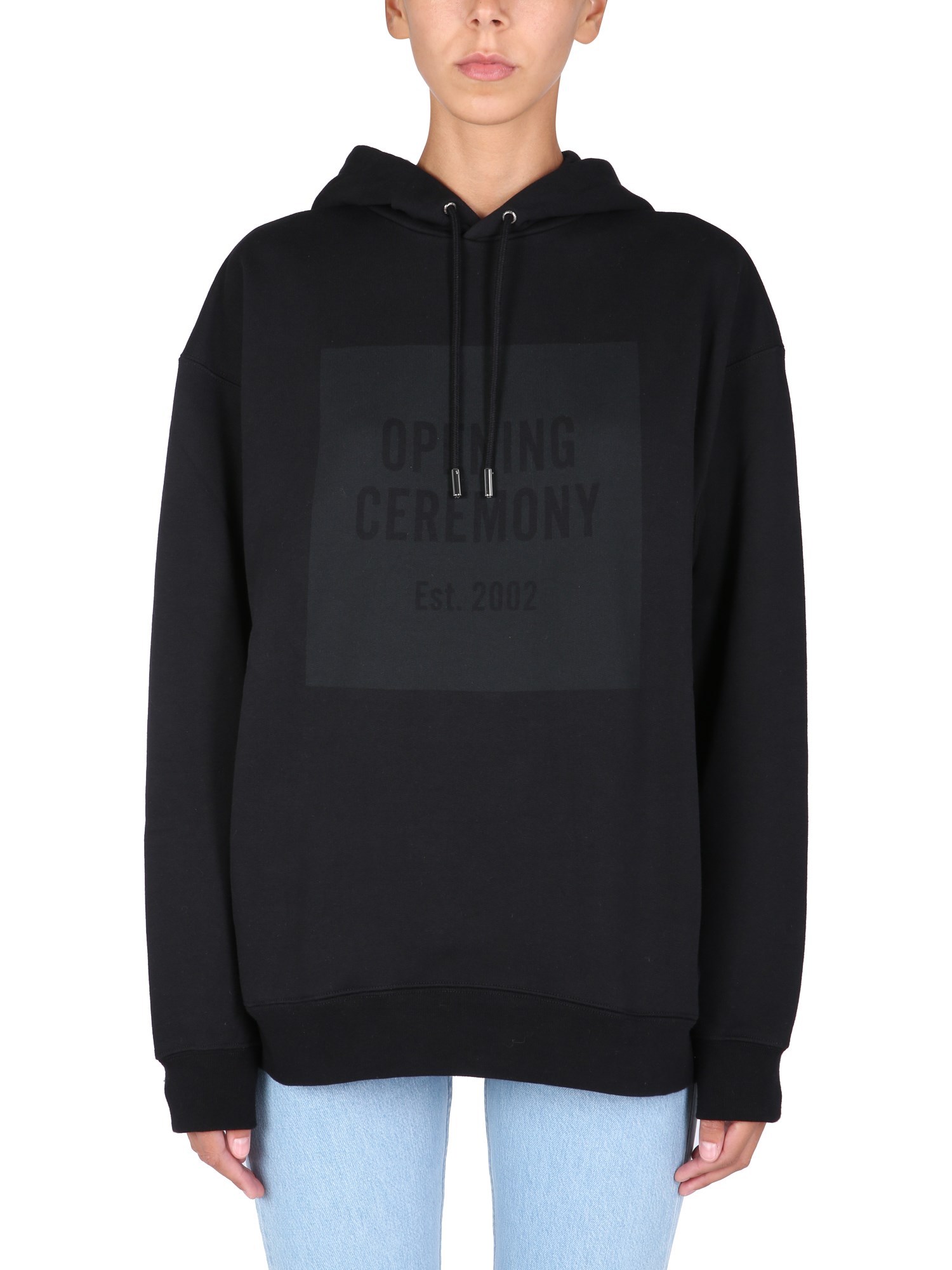 Opening Ceremony opening ceremony sweatshirt with logo box