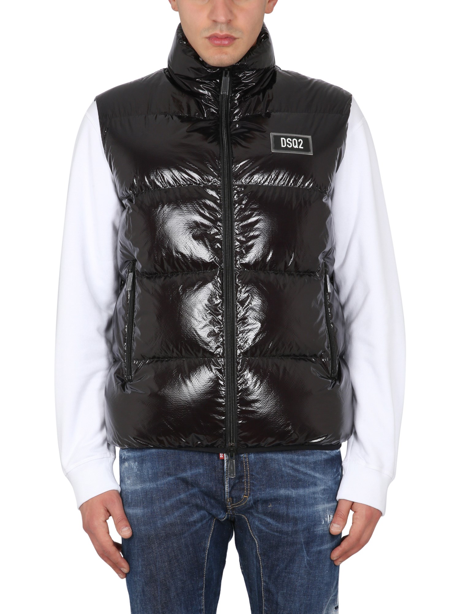 dsquared dsquared vests with logo