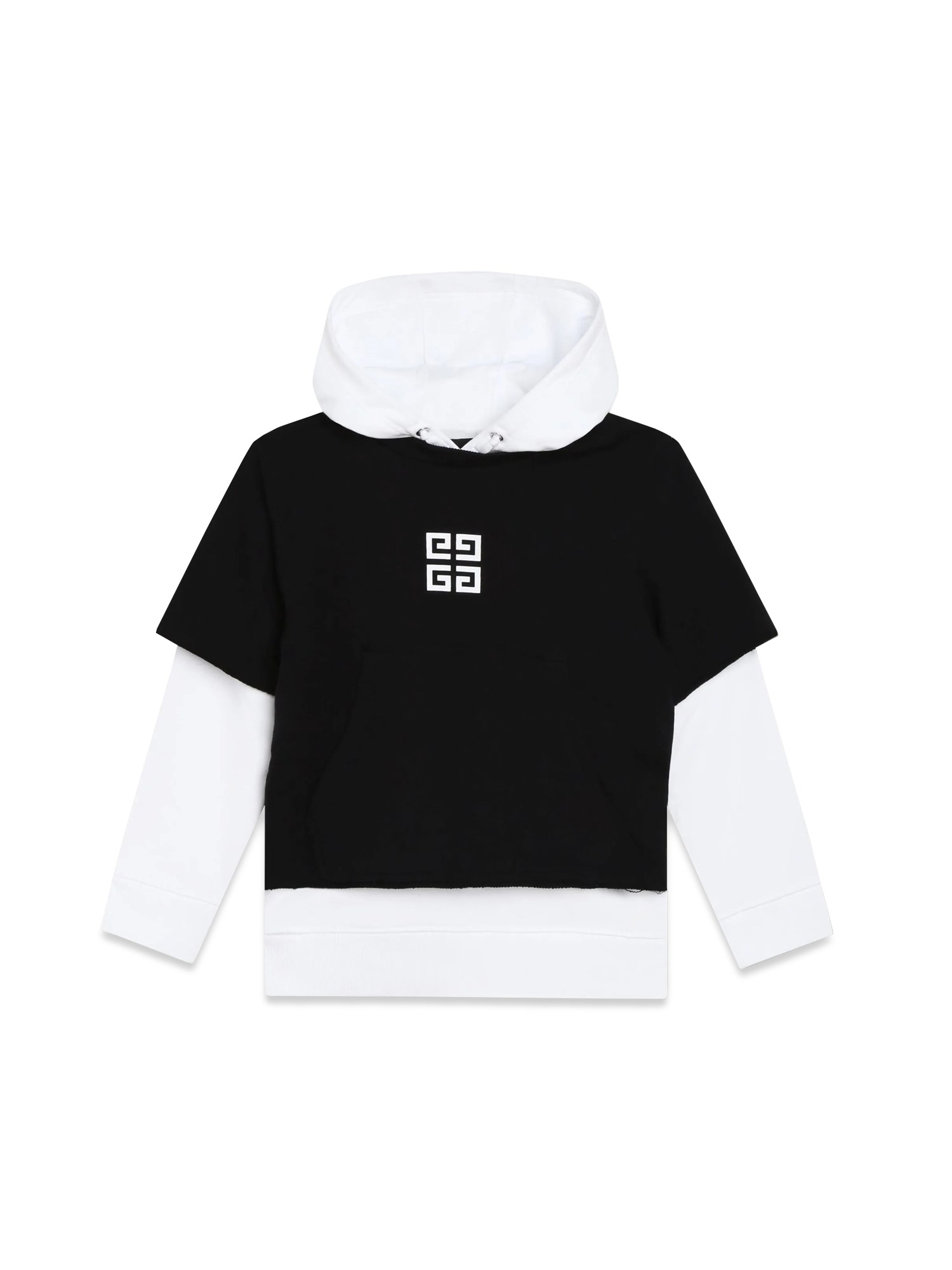 Givenchy givenchy 4g hoodie with contrasting hood and sleeves