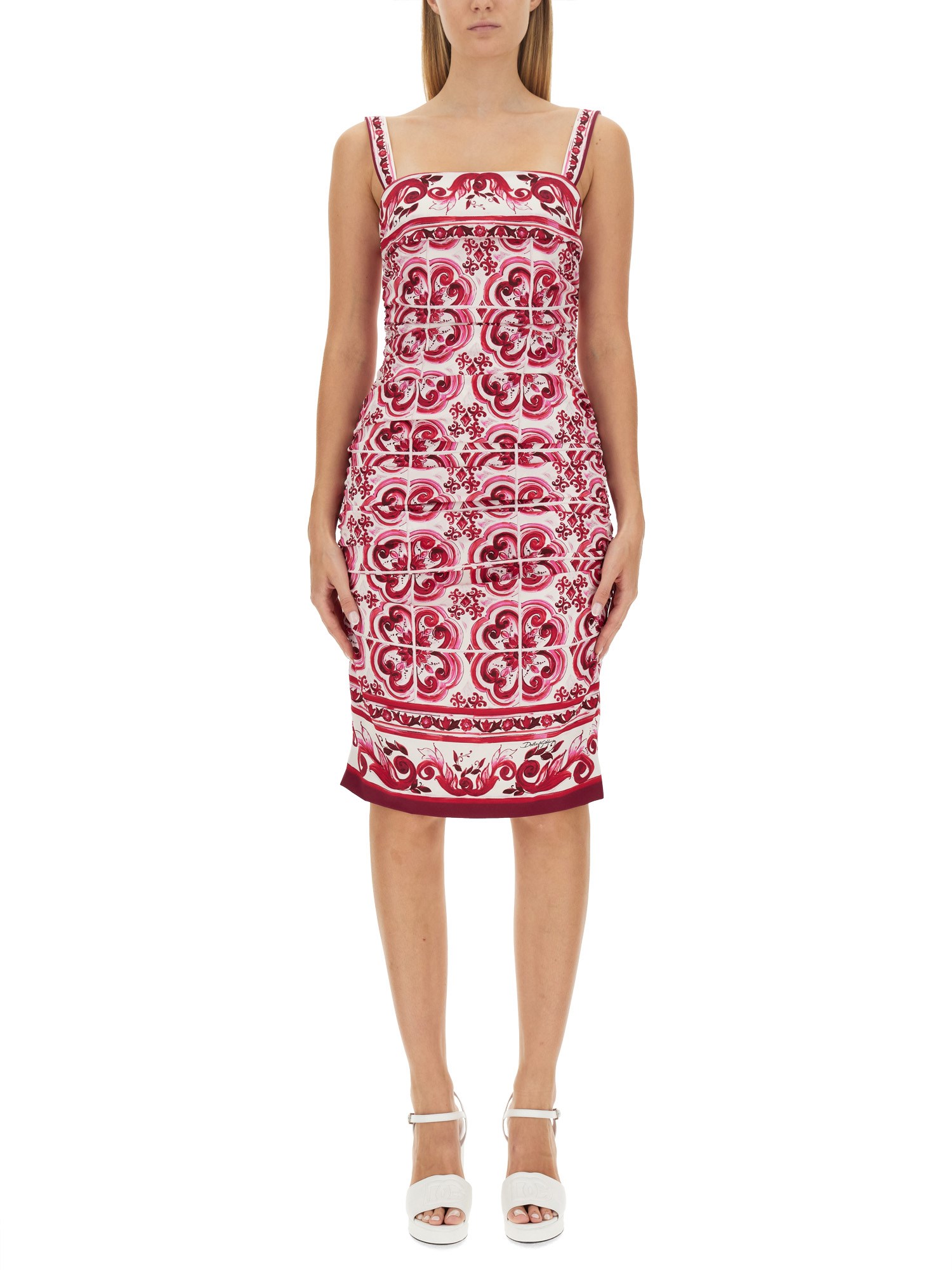 Dolce & Gabbana dolce & gabbana majolica print dress