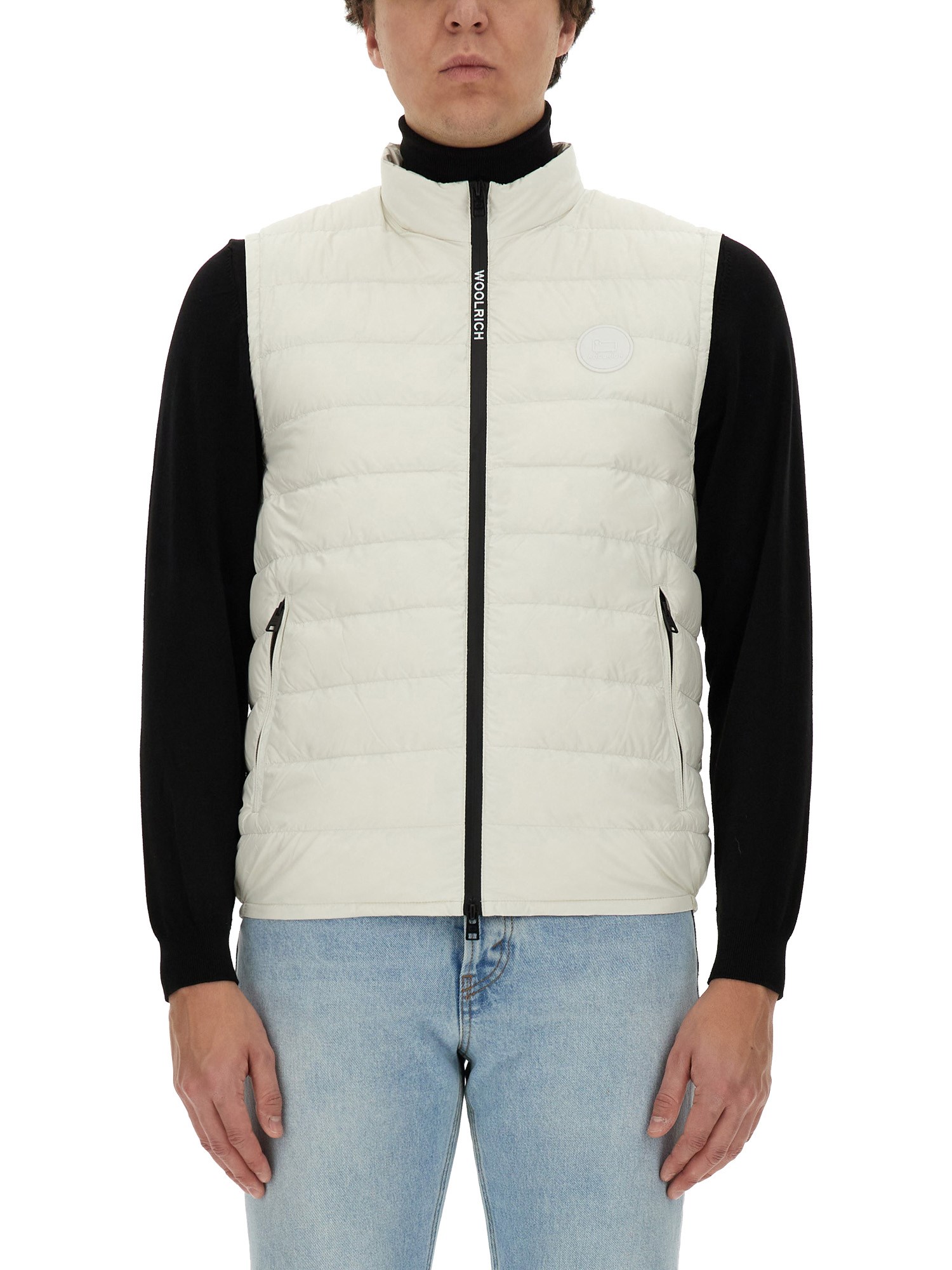 Woolrich woolrich down vest with logo