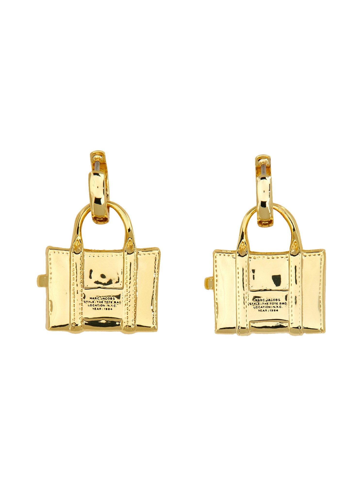 Marc Jacobs marc jacobs mini icon earrings "the tote bag"