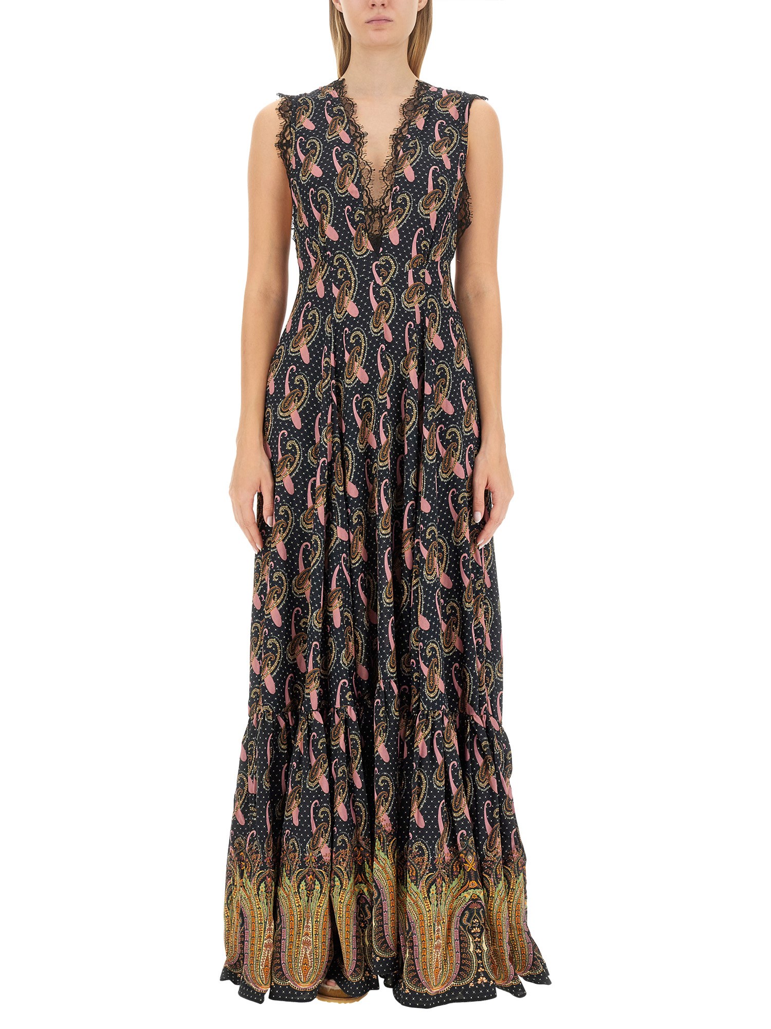 Etro etro sablè long dress